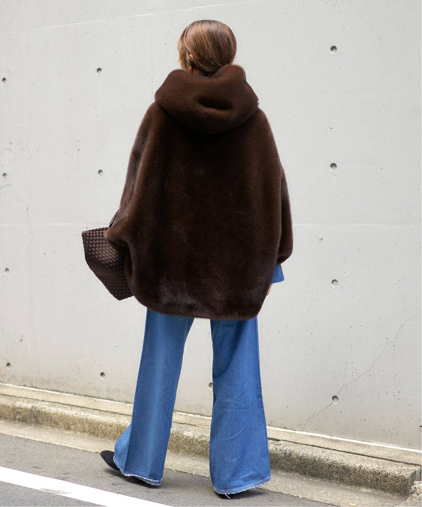 LOU ANDREA/ルーアンドレア ECO FUR BZ エコファーブルゾン