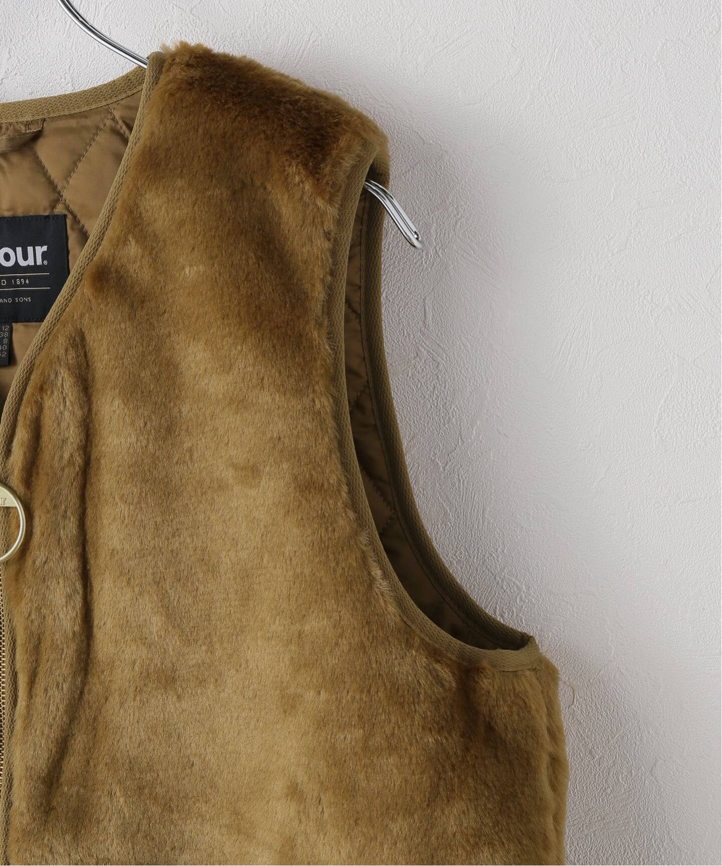 Barbour/バブアー KARIN FAUX FUR GILET ベスト LGI0201（ベスト