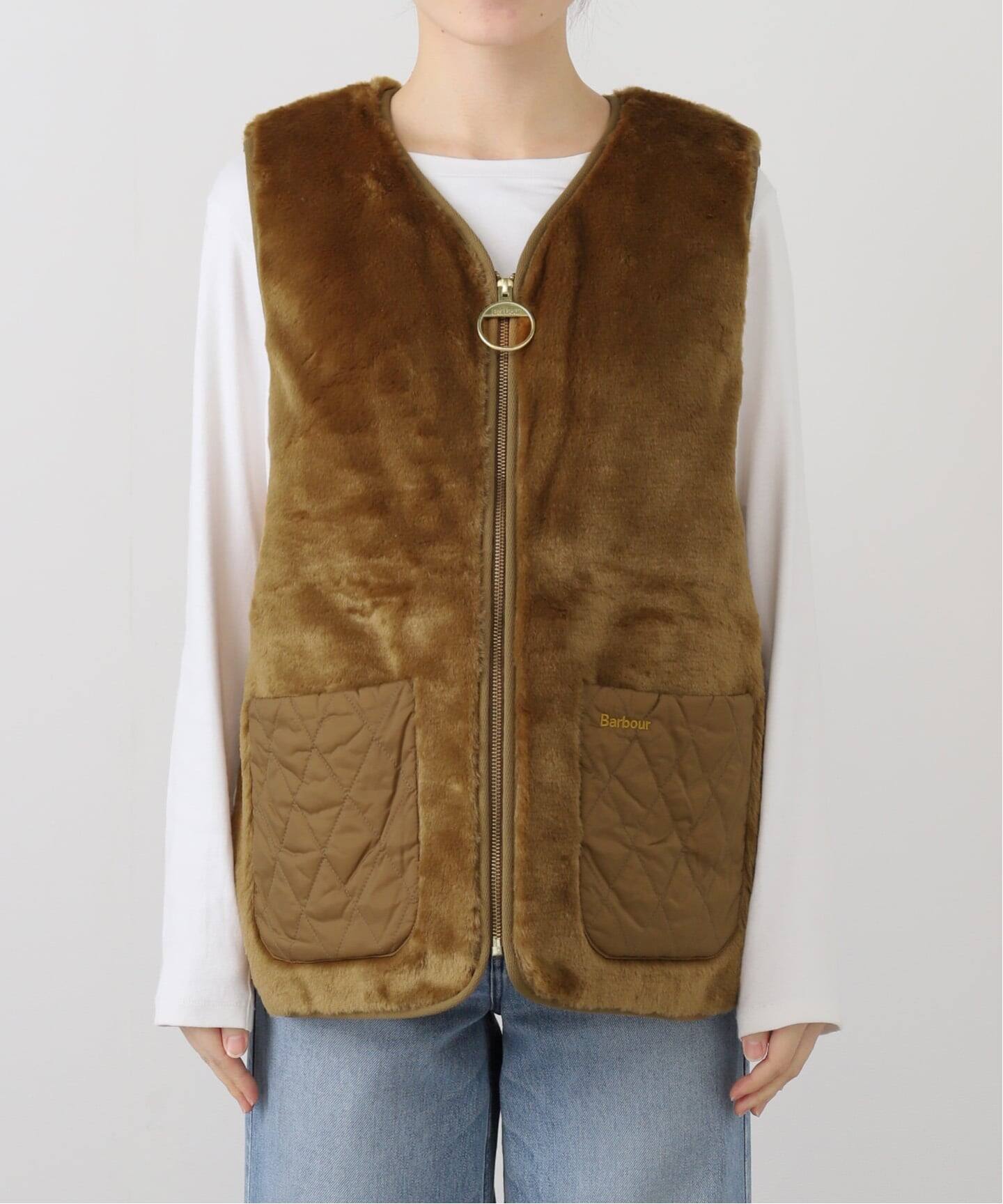 Barbour/バブアー KARIN FAUX FUR GILET ベスト LGI0201（ベスト
