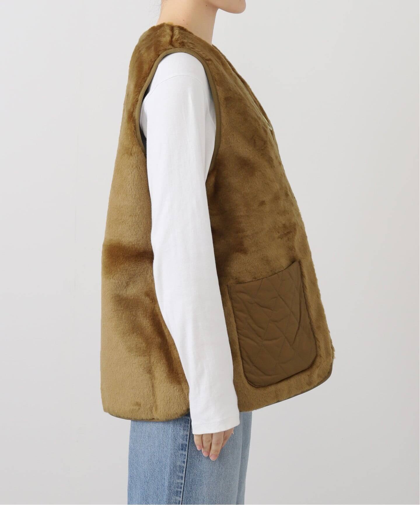 Barbour/バブアー KARIN FAUX FUR GILET ベスト LGI0201（ベスト