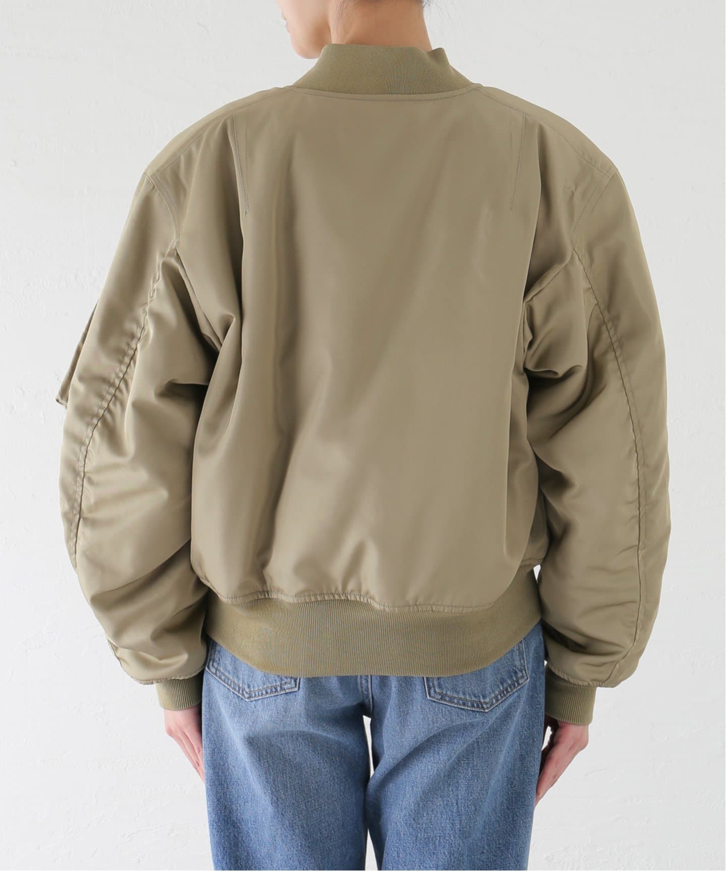 AURALEE/オーラリー HIGH DENSITY SILK TWILL FLIGHT B ブルゾン