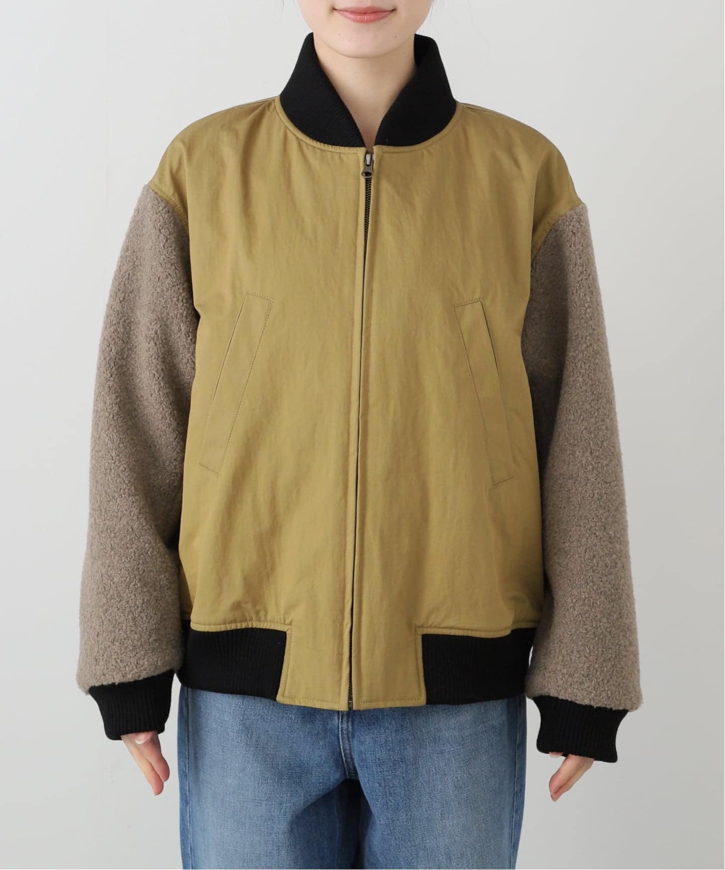 イエナ（IENA）/Maison IENA 別注 Nell/ネル ボアショートブルゾン 252−50281 Maison IENA 別注 Nell/ネル ボアショートブルゾン 252-50281（その他