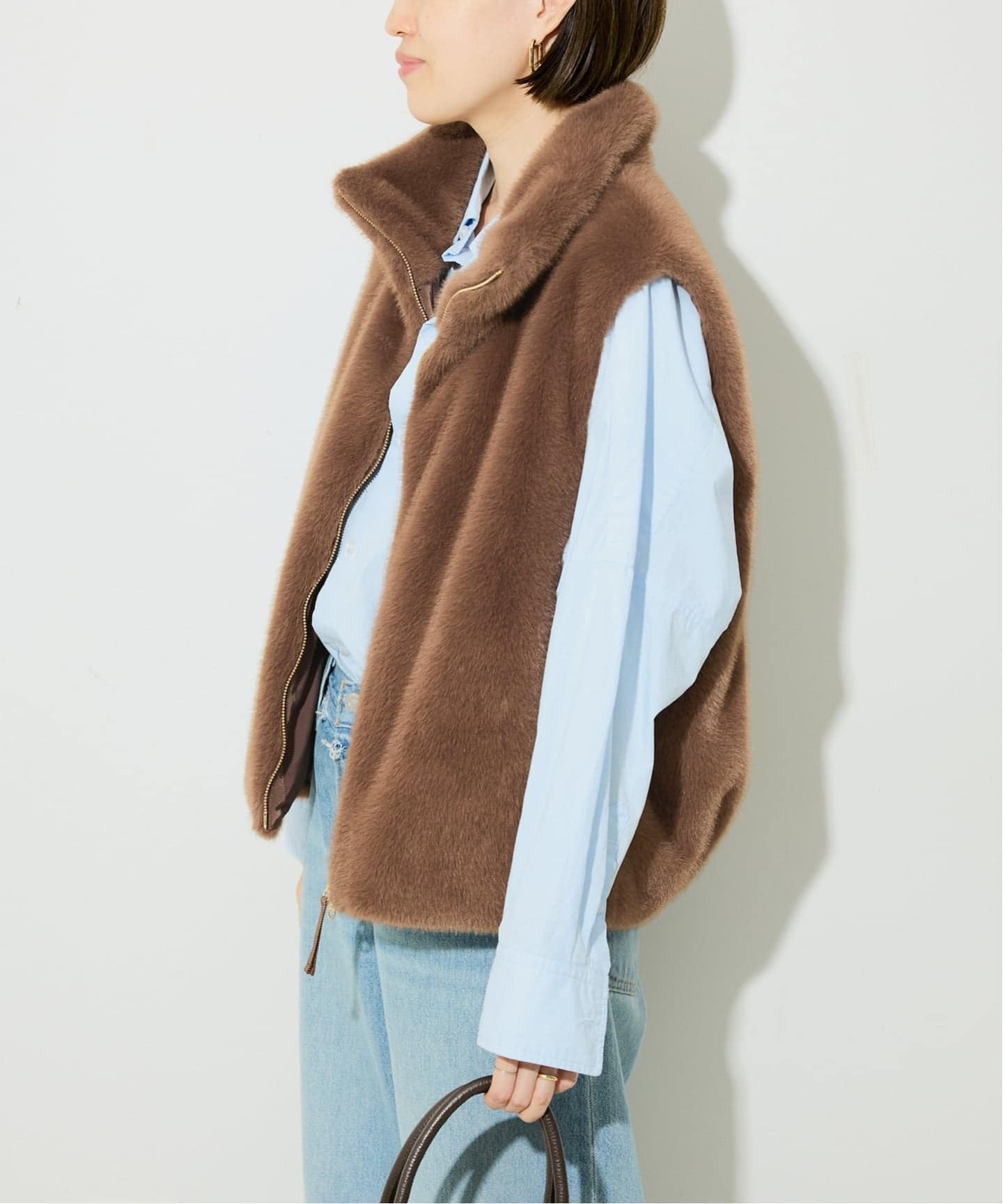 SLOBE IENA フーディECOファー SLOBE IENA ☆フーディECOファー