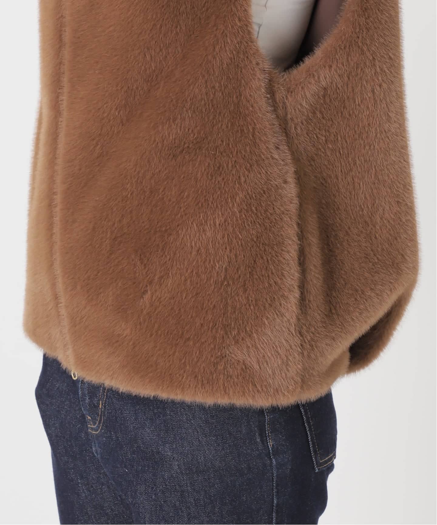 ミンクエコファーベスト（ベスト）｜SLOBE IENA（スローブ イエナ）の