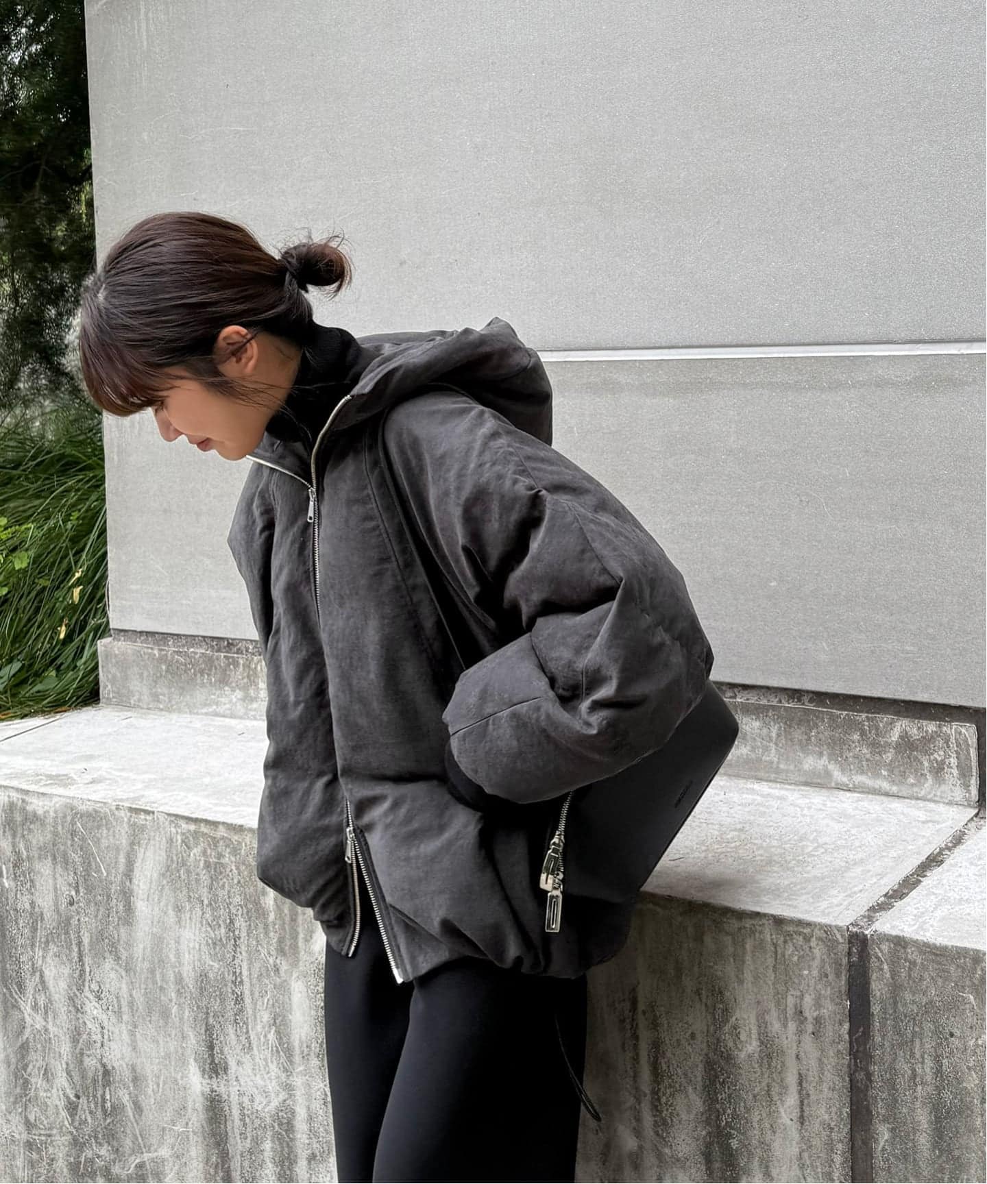 中綿ボリュームフードブルゾン（中綿・キルティング）｜SLOBE IENA