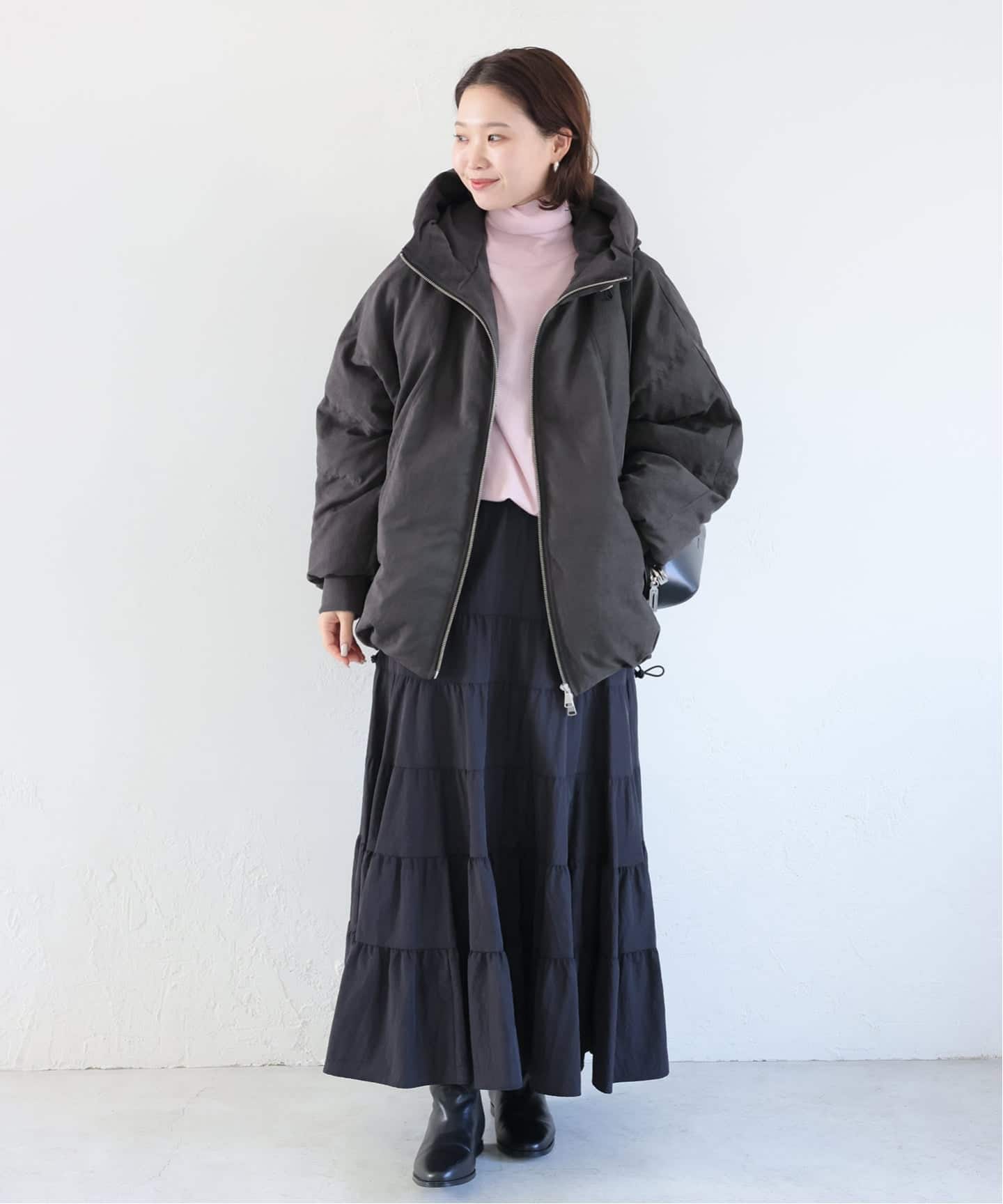 中綿ボリュームフードブルゾン（中綿・キルティング）｜SLOBE IENA