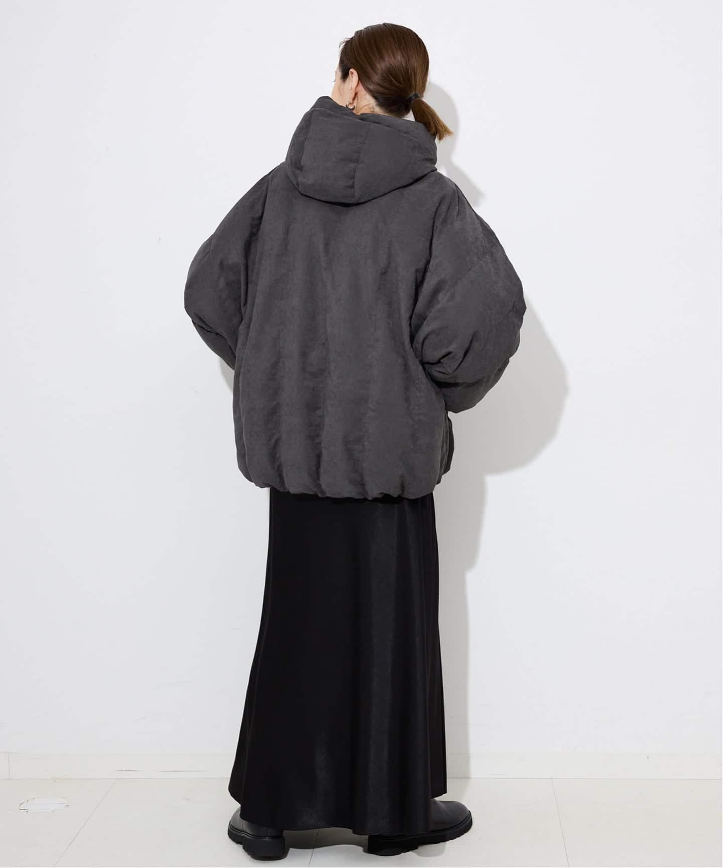 中綿ボリュームフードブルゾン（中綿・キルティング）｜SLOBE IENA