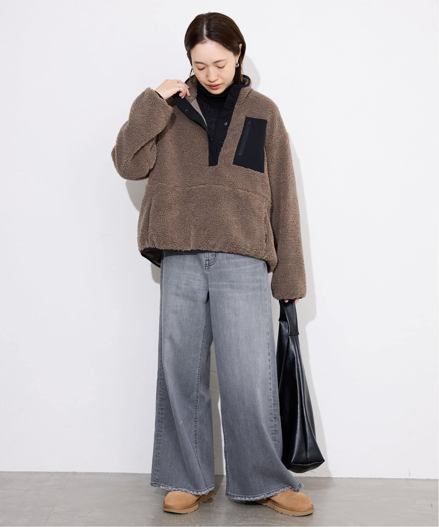 スローブ イエナ（SLOBE IENA）/ボアフリースプルオーバー ボアフリースプルオーバー（その他ブルゾン／アウター）｜SLOBE IENA