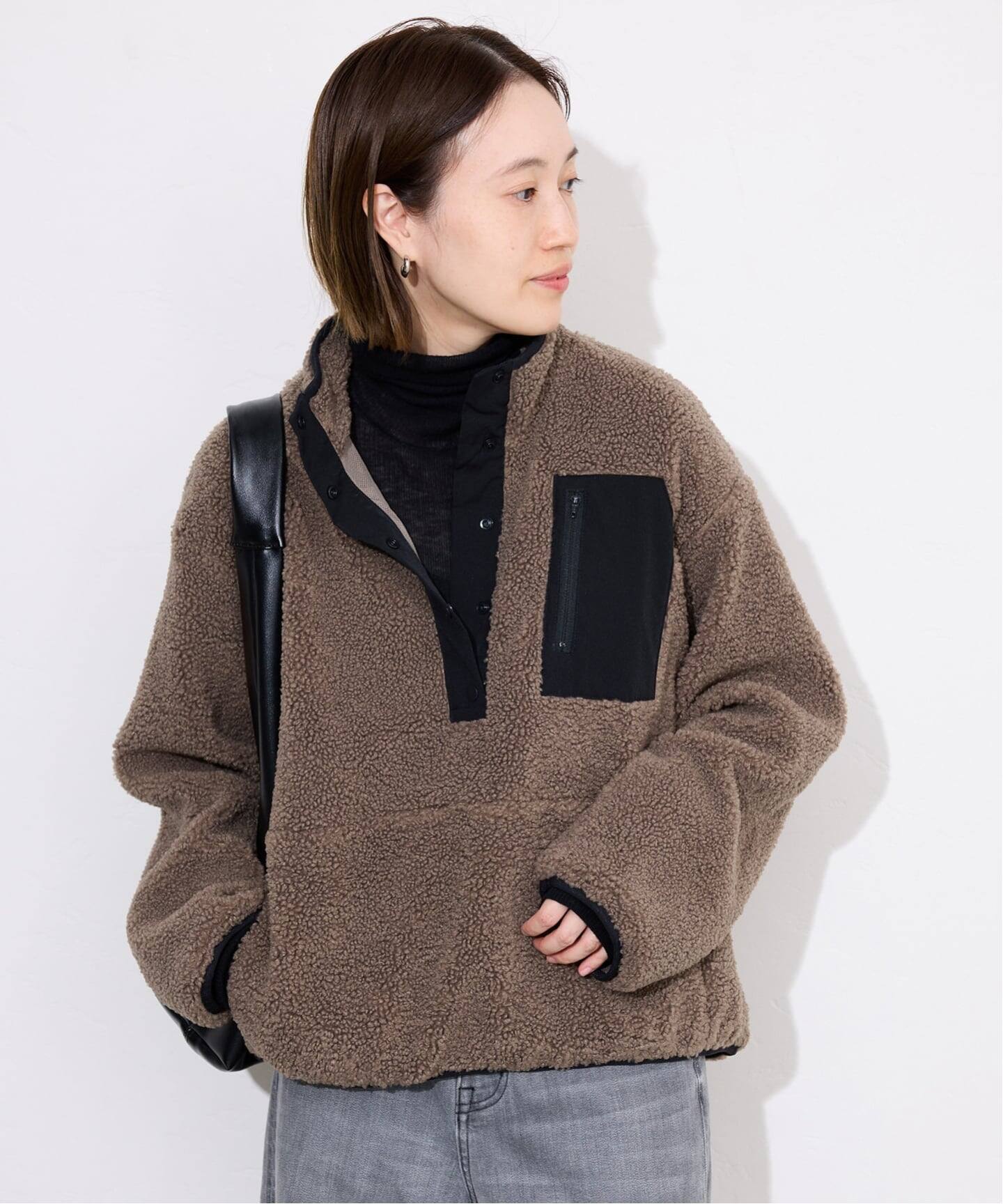 ボアフリースプルオーバー（その他ブルゾン／アウター）｜SLOBE IENA