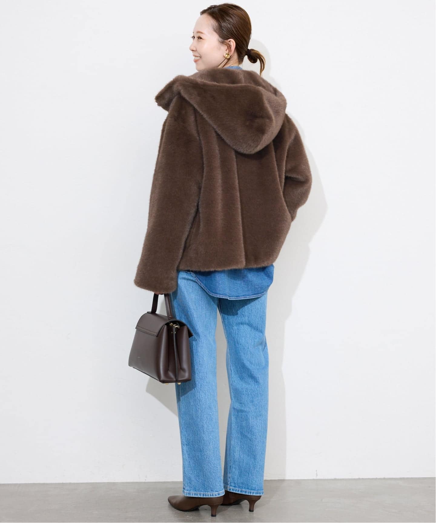 SLOBE IENA フーディECOファー 38サイズ SLOBE IENA フーディECOファー 38サイズ