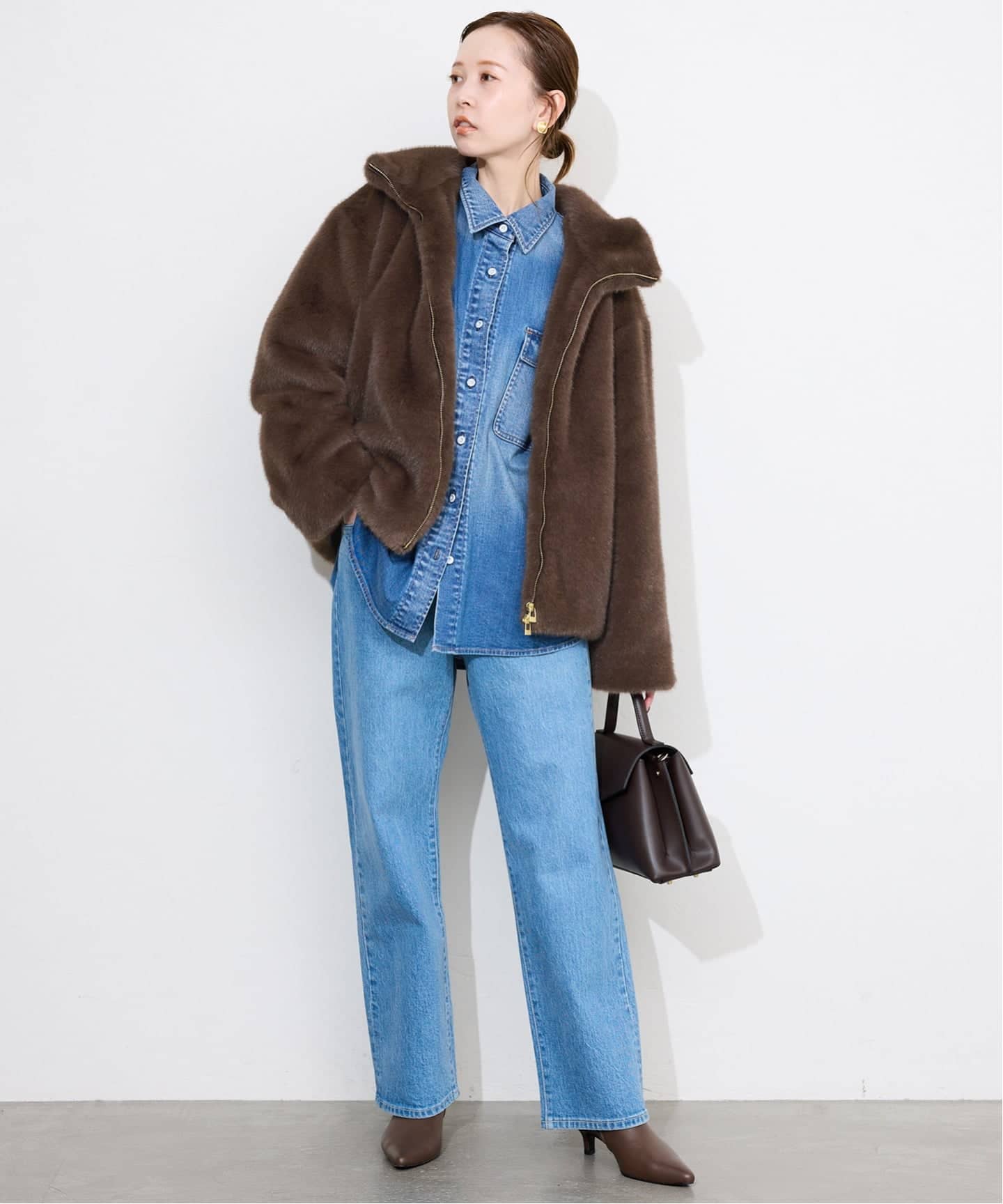 WEB限定/追加予約》FAKEファーフードブルゾン（その他ブルゾン