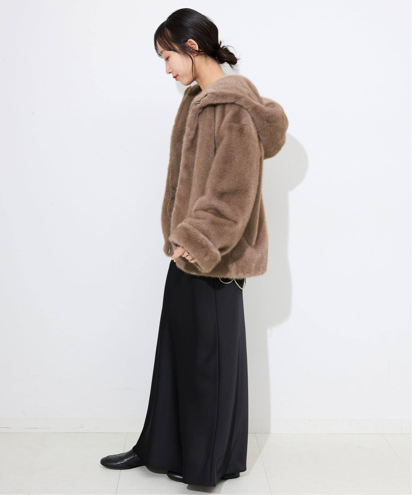 WEB限定/追加予約》FAKEファーフードブルゾン（その他ブルゾン