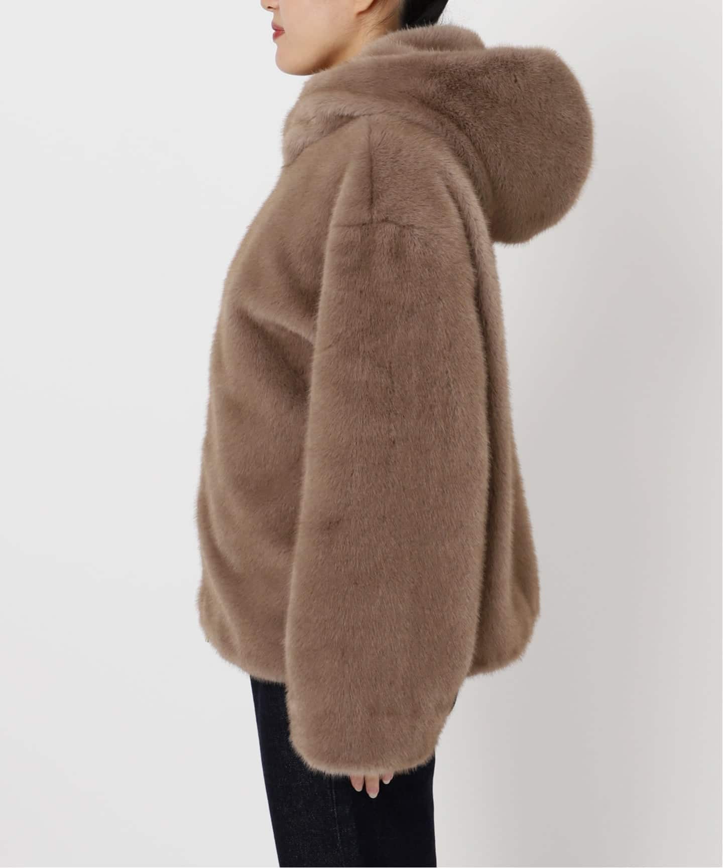 WEB限定/追加予約》FAKEファーフードブルゾン（その他ブルゾン