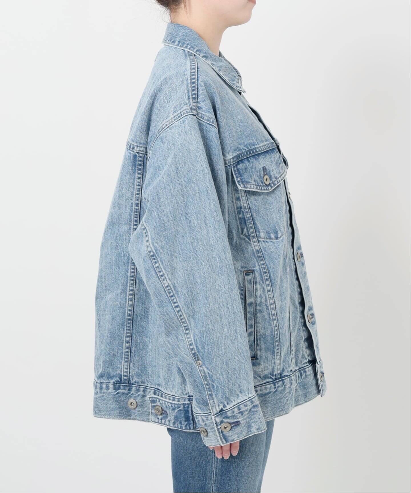 SLOBE IENA オーバーサイズ デニムジャケット SLOBE IENA デニムジャケット gジャン LE DENIM BIG TRUCKER