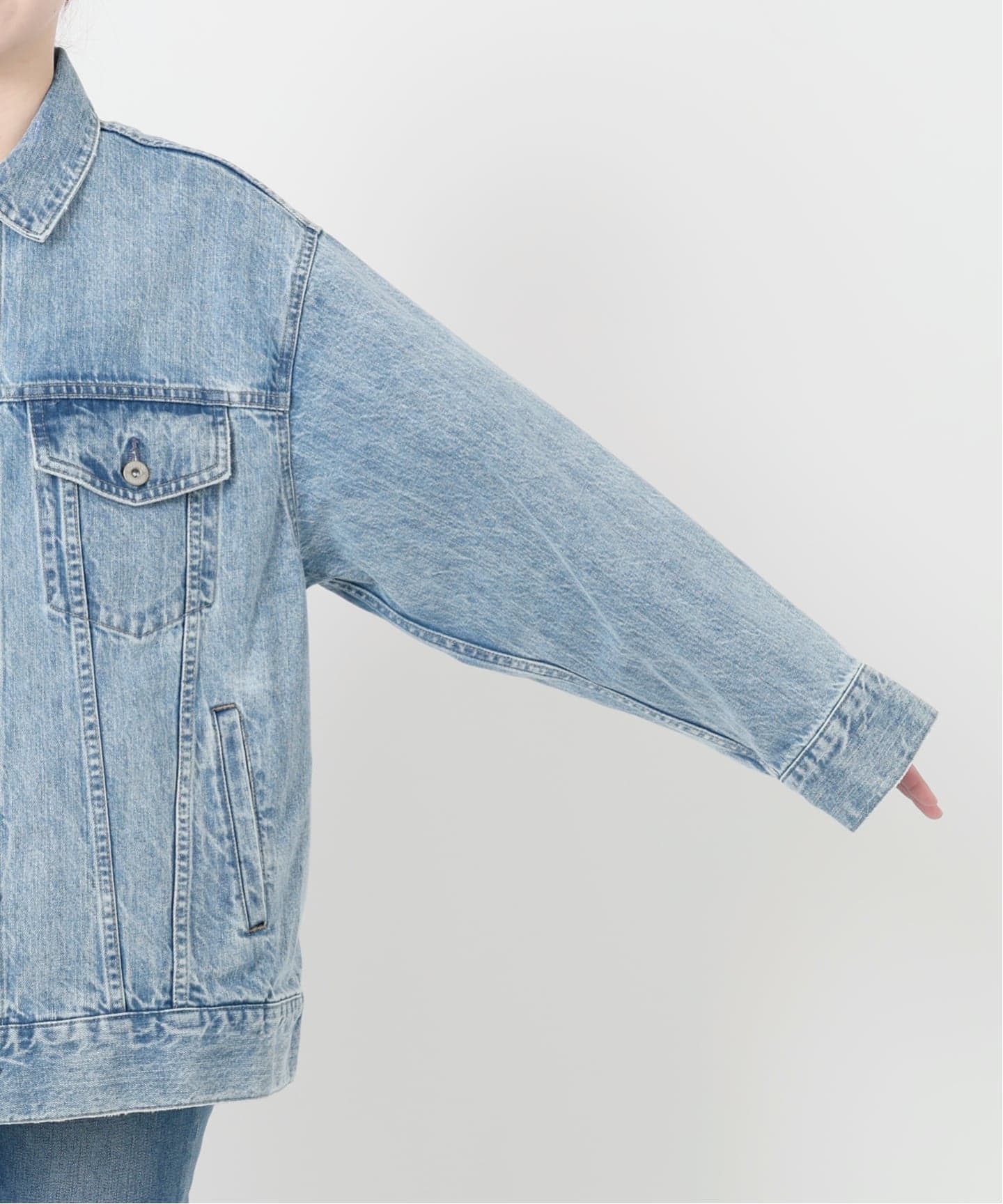 2025SS SLOBE IENA DENIM ジャケット 予約》LE DENIM BIG TRUCKERジャケット（デニムジャケット