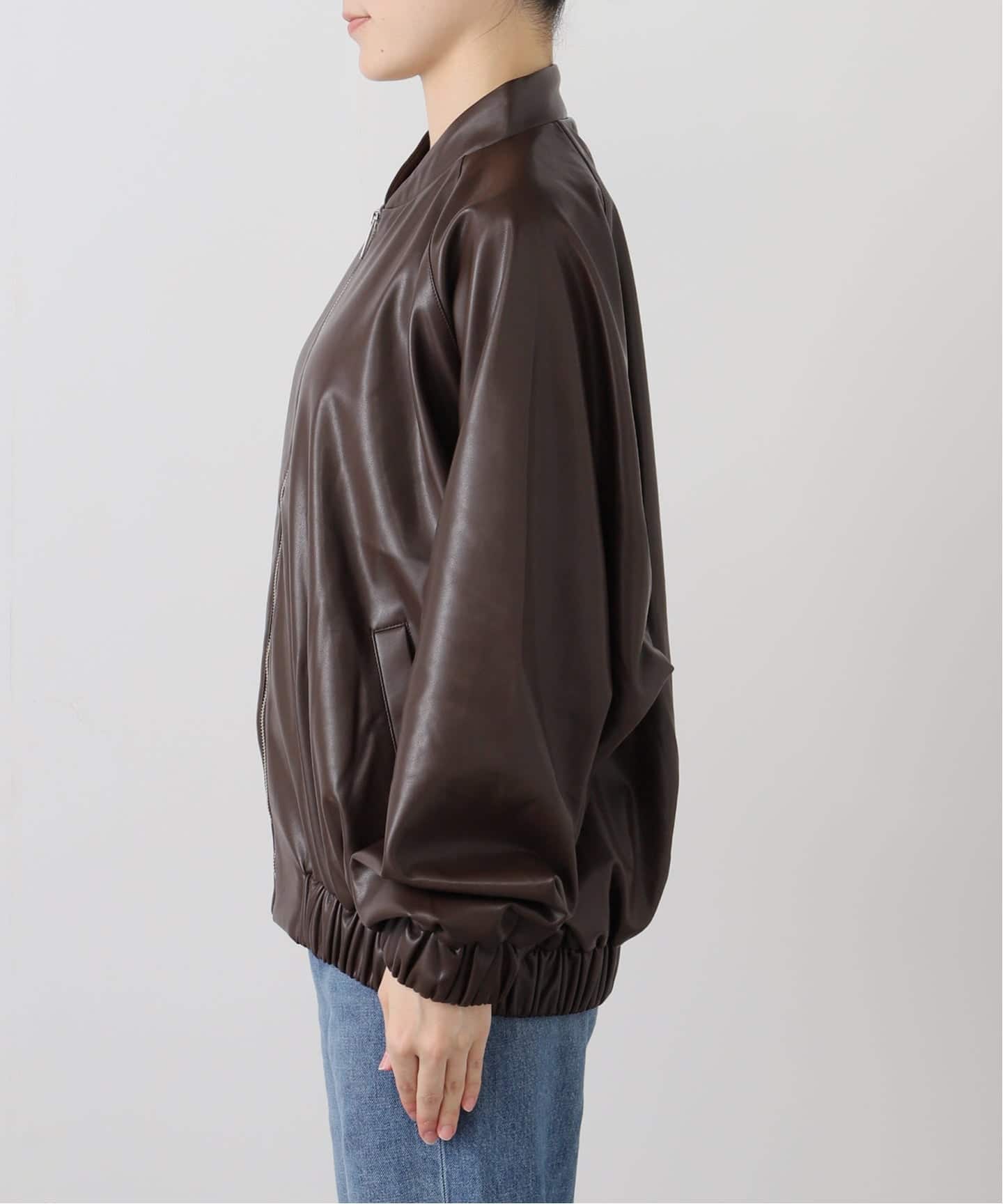 SLOBE レザージャケット サイズ40 SLOBE IENA レザージャケット ライダーズジャケット 40サイズ（L