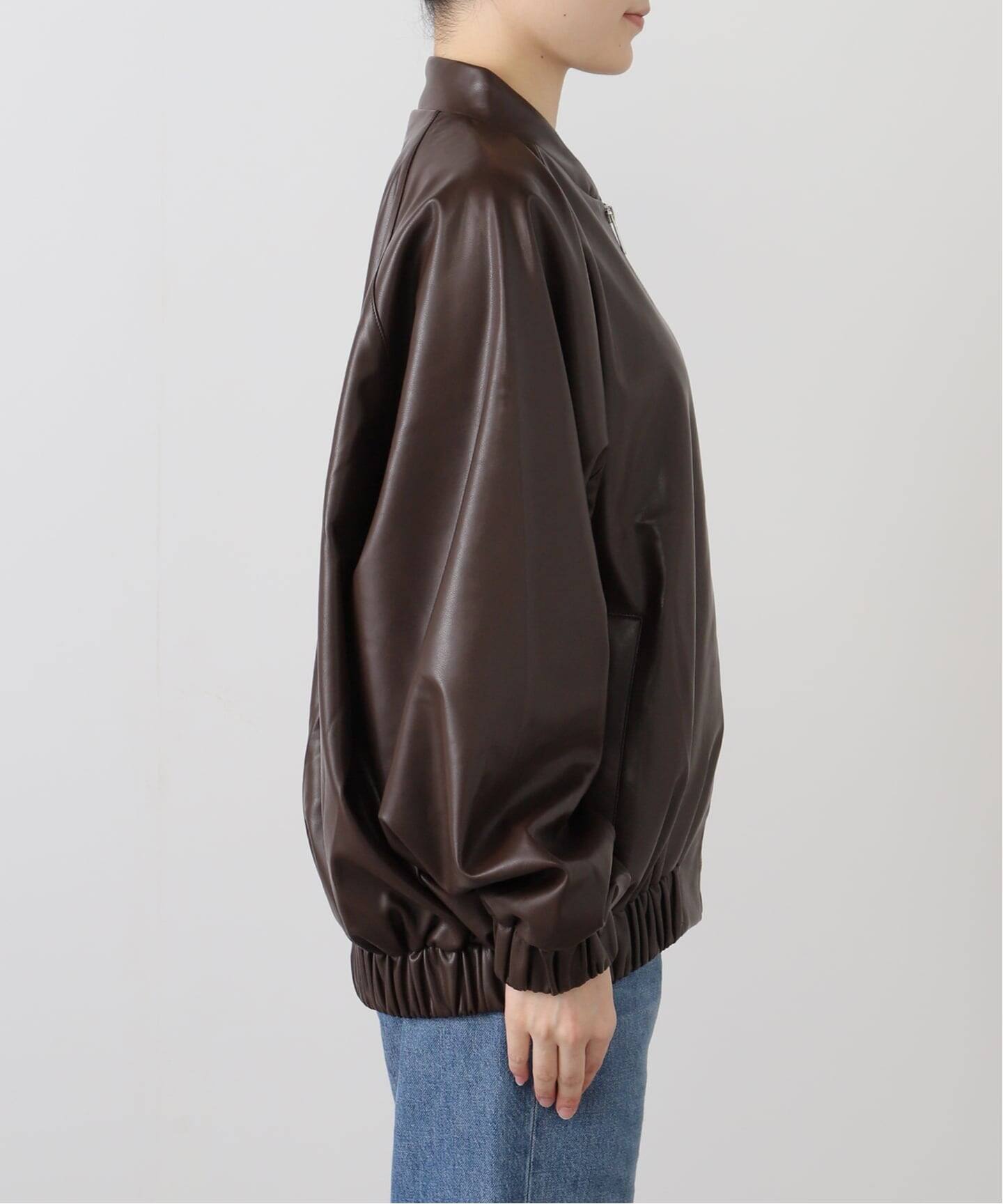 LANCER/ランサー SLOBE別注 フェイクレザーブルゾン（その他ブルゾン