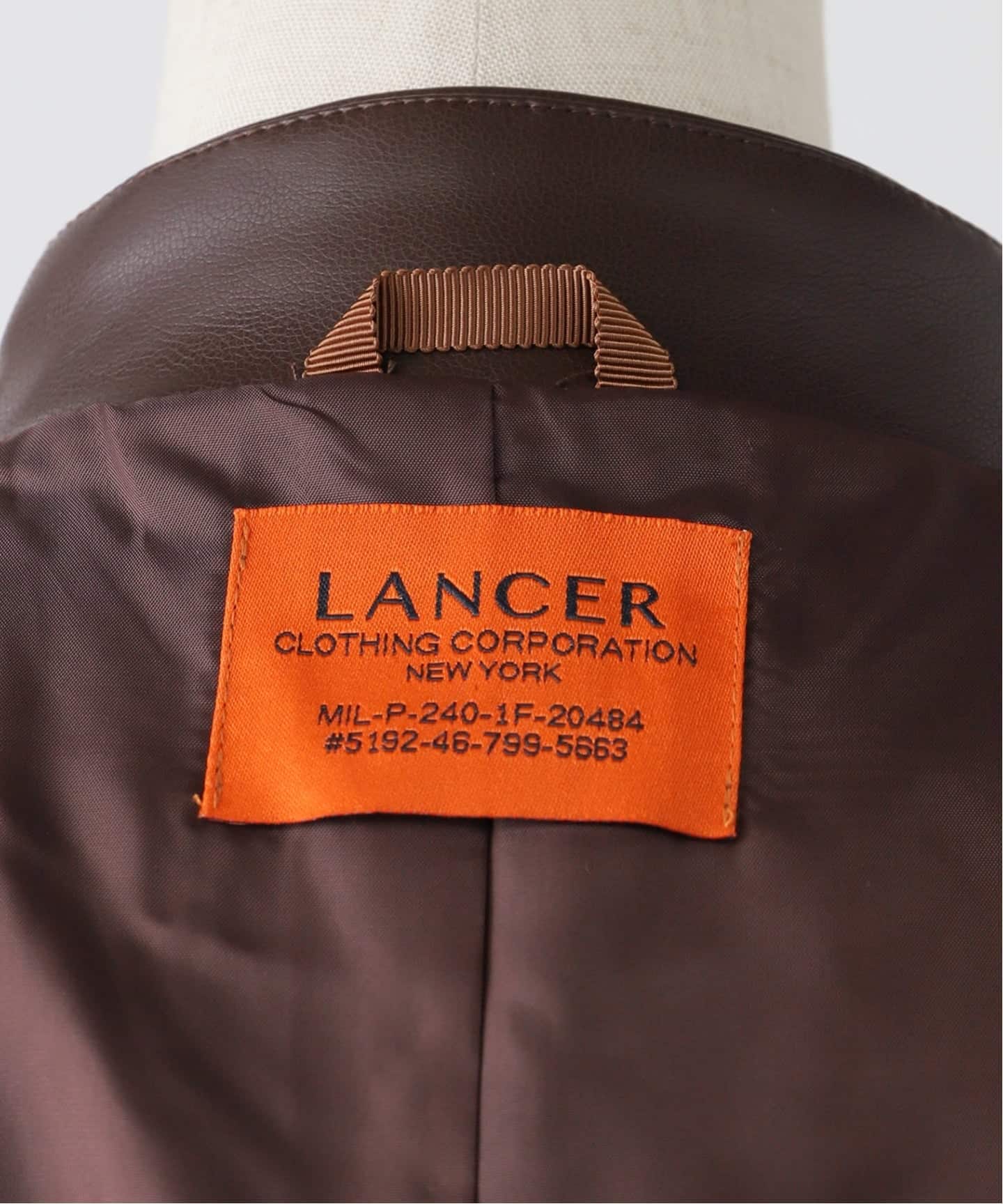 LANCER/ランサー SLOBE別注 フェイクレザーブルゾン（その他ブルゾン