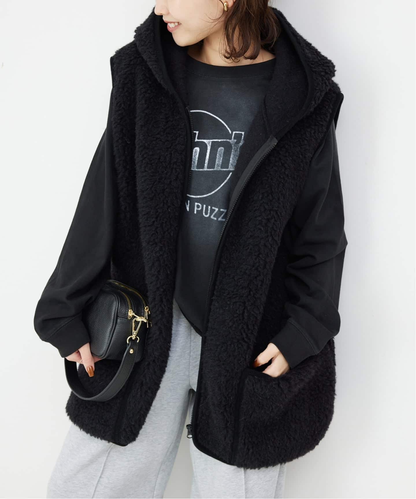 新品　ボアベスト　IENA 予約》IENA LA BOUCLE ファーニットベスト（ベスト）｜IENA