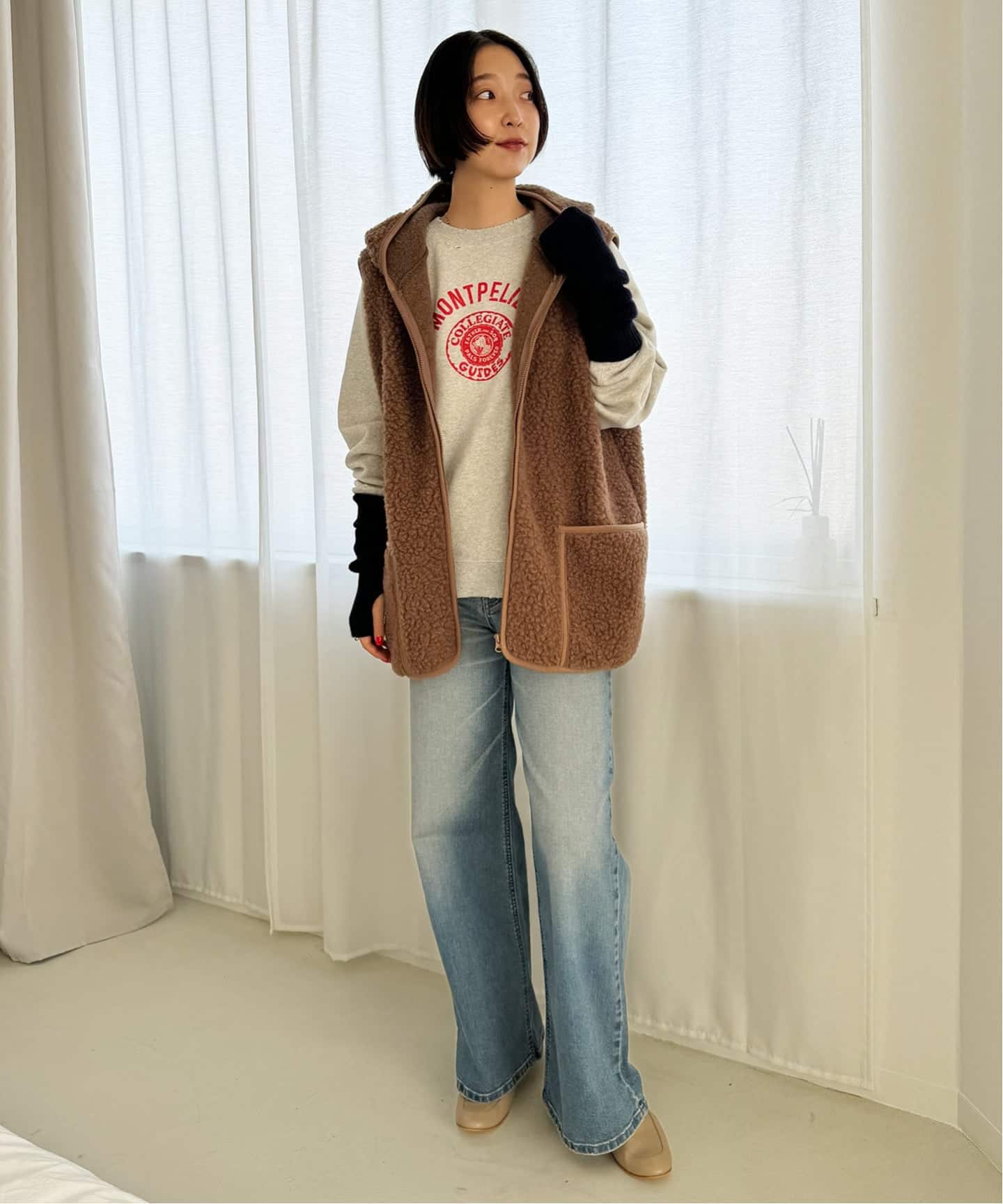 追加》COLD BREAKER/コールドブレーカー SLOBE別注 ボアベスト 9244