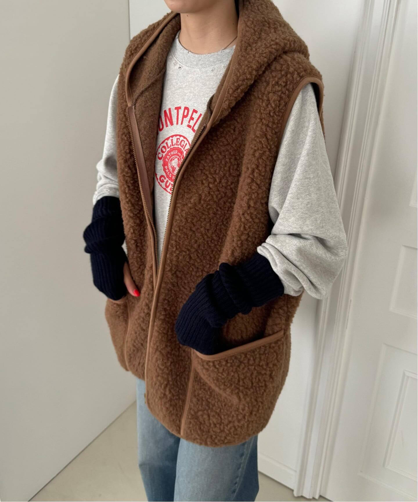 追加》COLD BREAKER/コールドブレーカー SLOBE別注 ボアベスト 9244