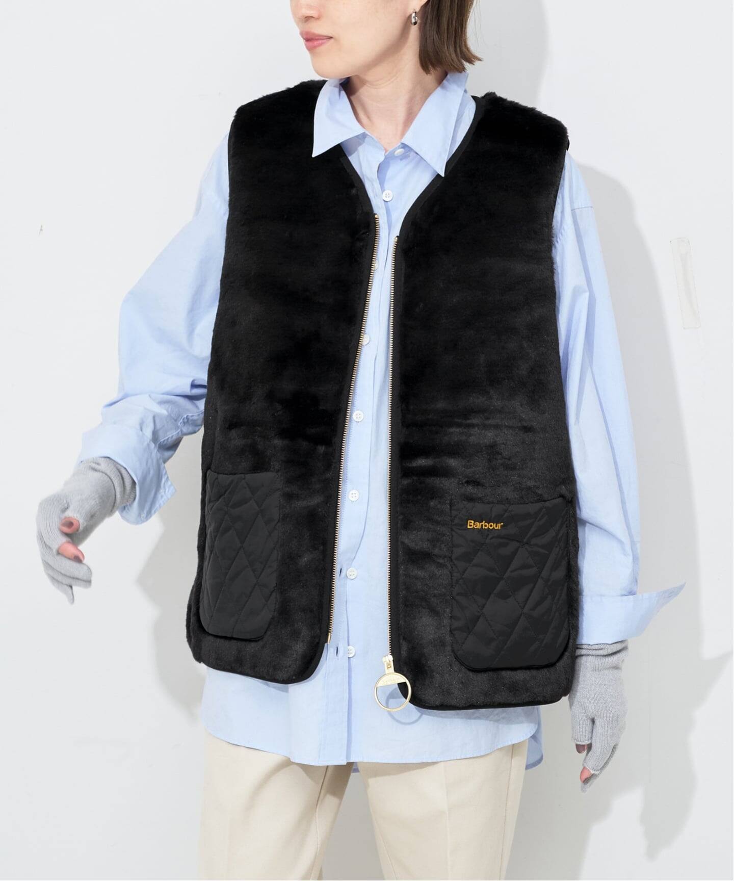 Barbour/バブアー KARIN FAUX FUR GILET LGI0201（ベスト）｜SLOBE 