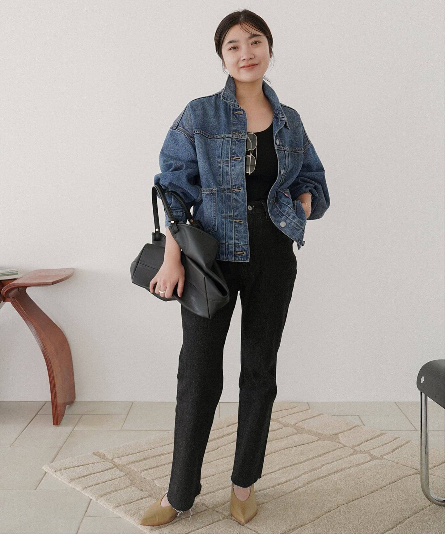 Levi's/リーバイス SLOBE別注 BALLOON SLEEVE TRACKER デニム