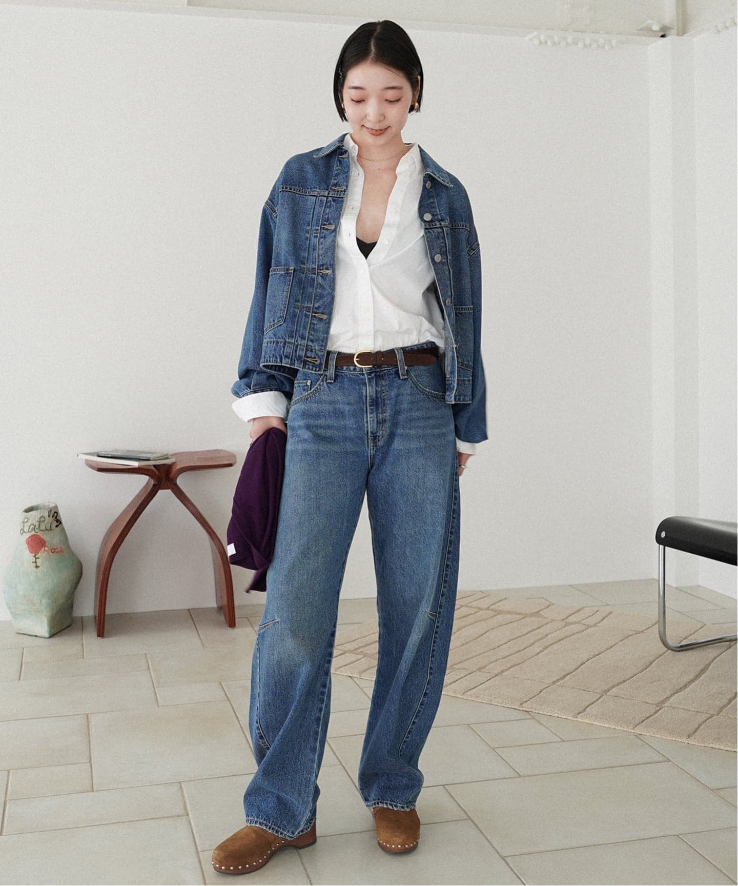 Levi's/リーバイス SLOBE別注 BALLOON SLEEVE TRACKER デニム