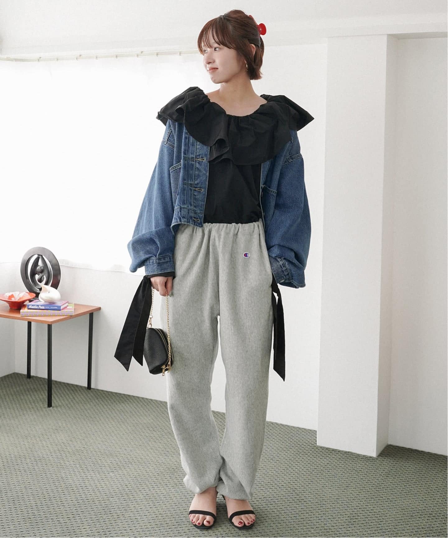 Levi’sリーバイスSLOBE別注BALLOON SLEEVE TRACKER スローブ イエナ SLOBE IENA Levi's/リーバイス SLOBE別注