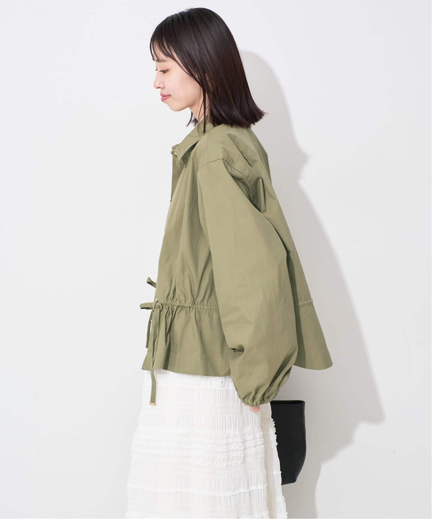 新品タグ付き【OneTeaSpoon/ワンティースプーン】 シャツジャケット ONE TEASPOON/ワンティースプーン シャツジャケット TIE WAIST