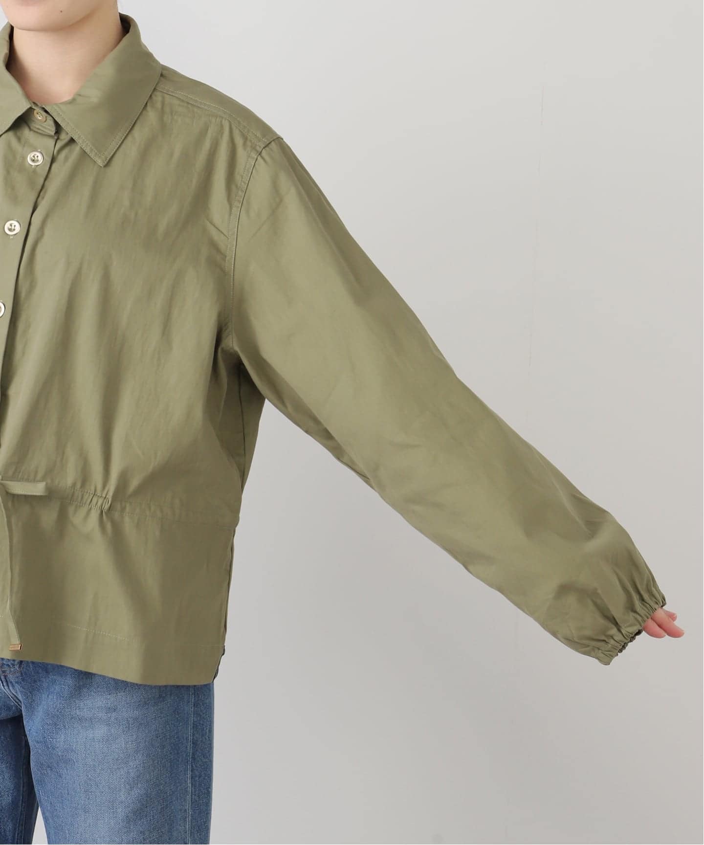 新品タグ付き【OneTeaSpoon/ワンティースプーン】 シャツジャケット ONE TEASPOON/ワンティースプーン シャツジャケット TIE WAIST