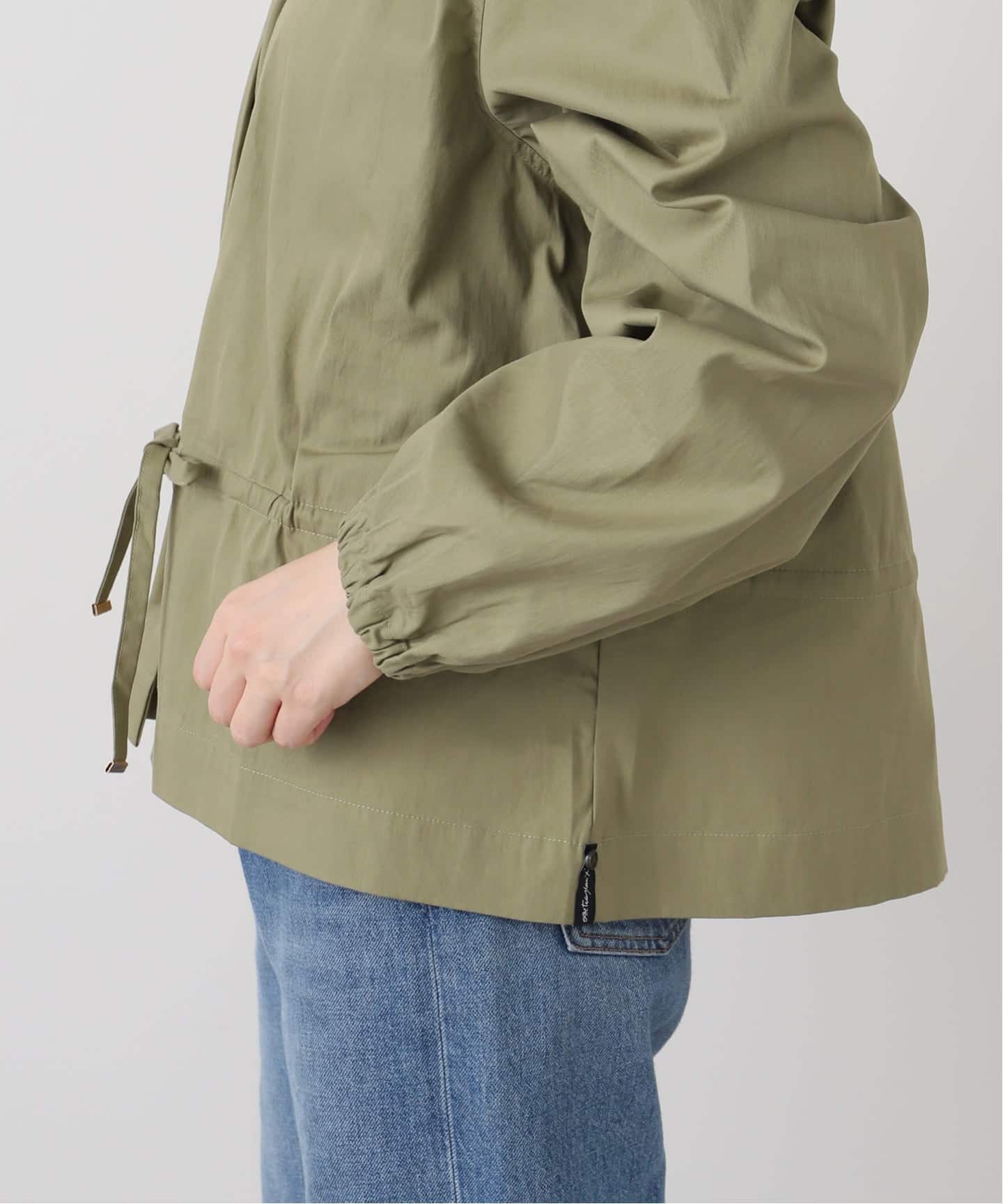 新品 OneTeaSpoonジャケット ONE TEASPOON/ワンティースプーン シャツジャケット TIE WAIST COTTON