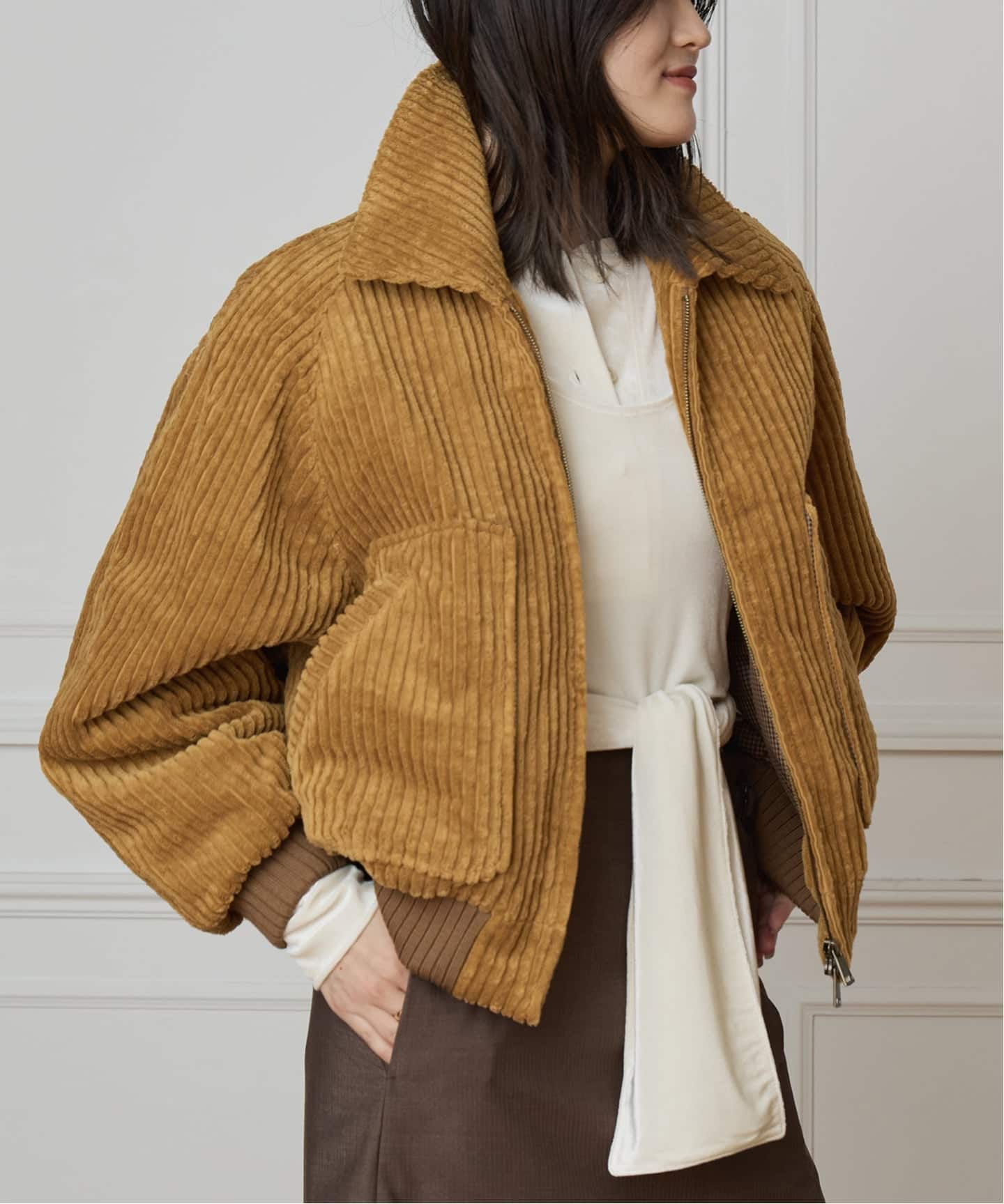 IENA LA BOUCLE ワイドコールブルゾン（その他ブルゾン