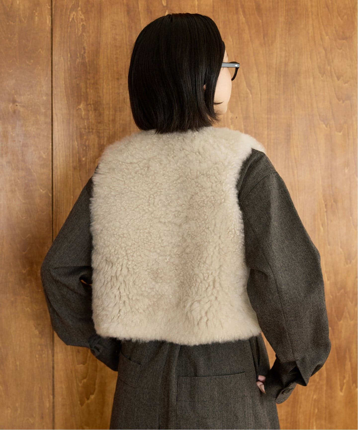 IENA LA BOUCLE カシミヤファーベスト（ベスト）｜IENA（イエナ）の