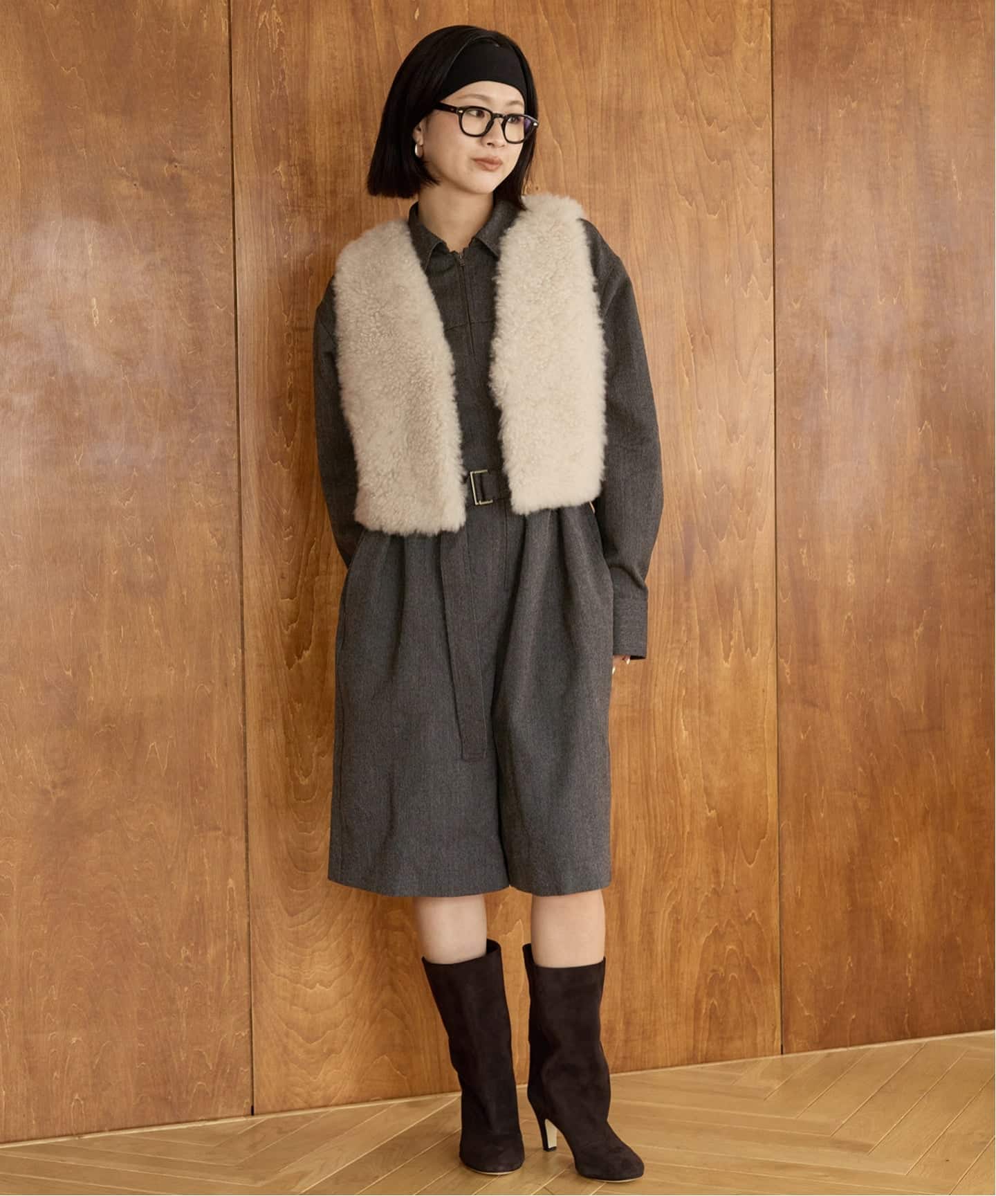 IENA LA BOUCLE カシミヤファーベスト（ベスト）｜IENA（イエナ）の