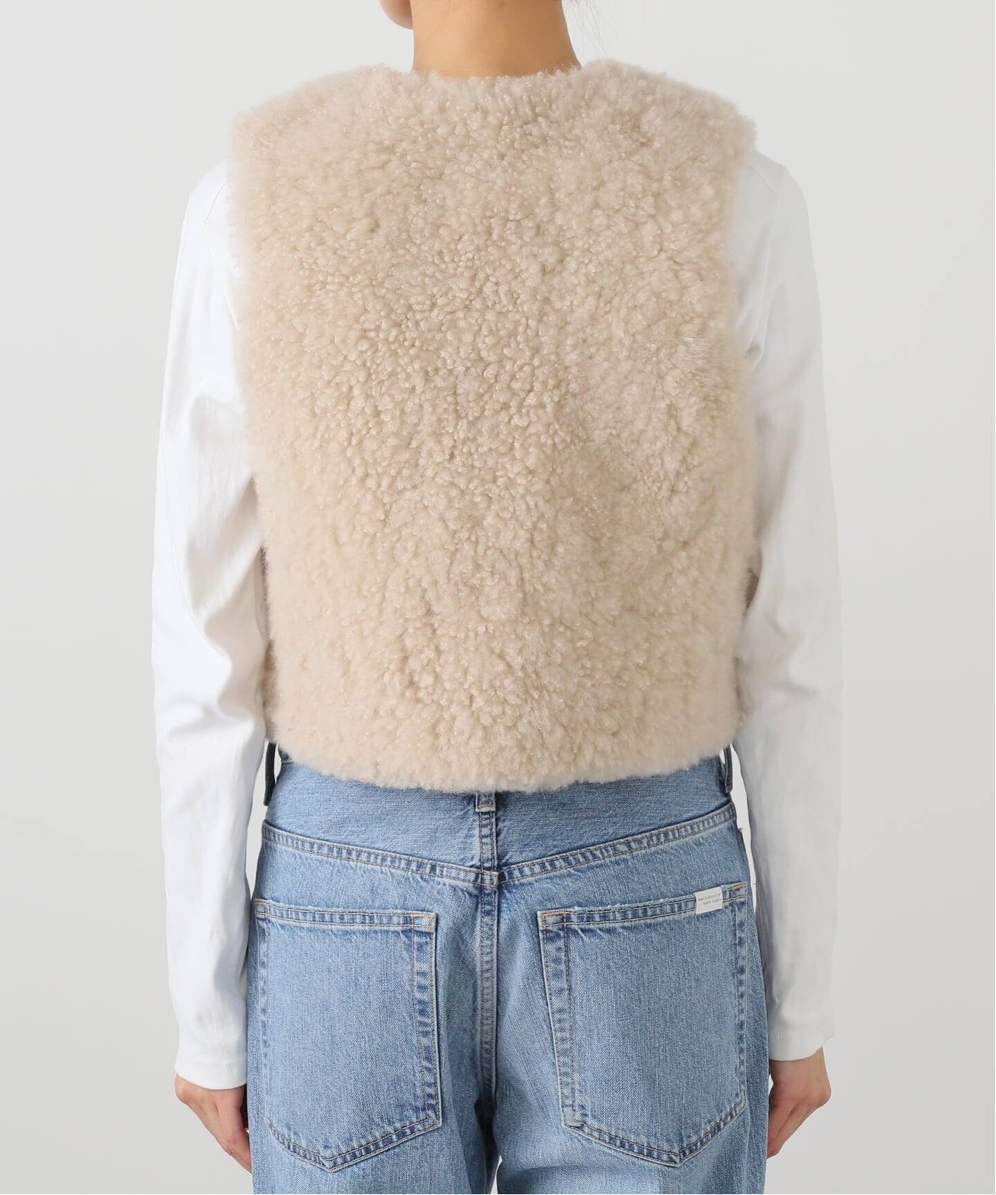 IENAファーベスト ECOPEL カーリーファーベスト | イエナ(IENA) | マルイウェブチャネル