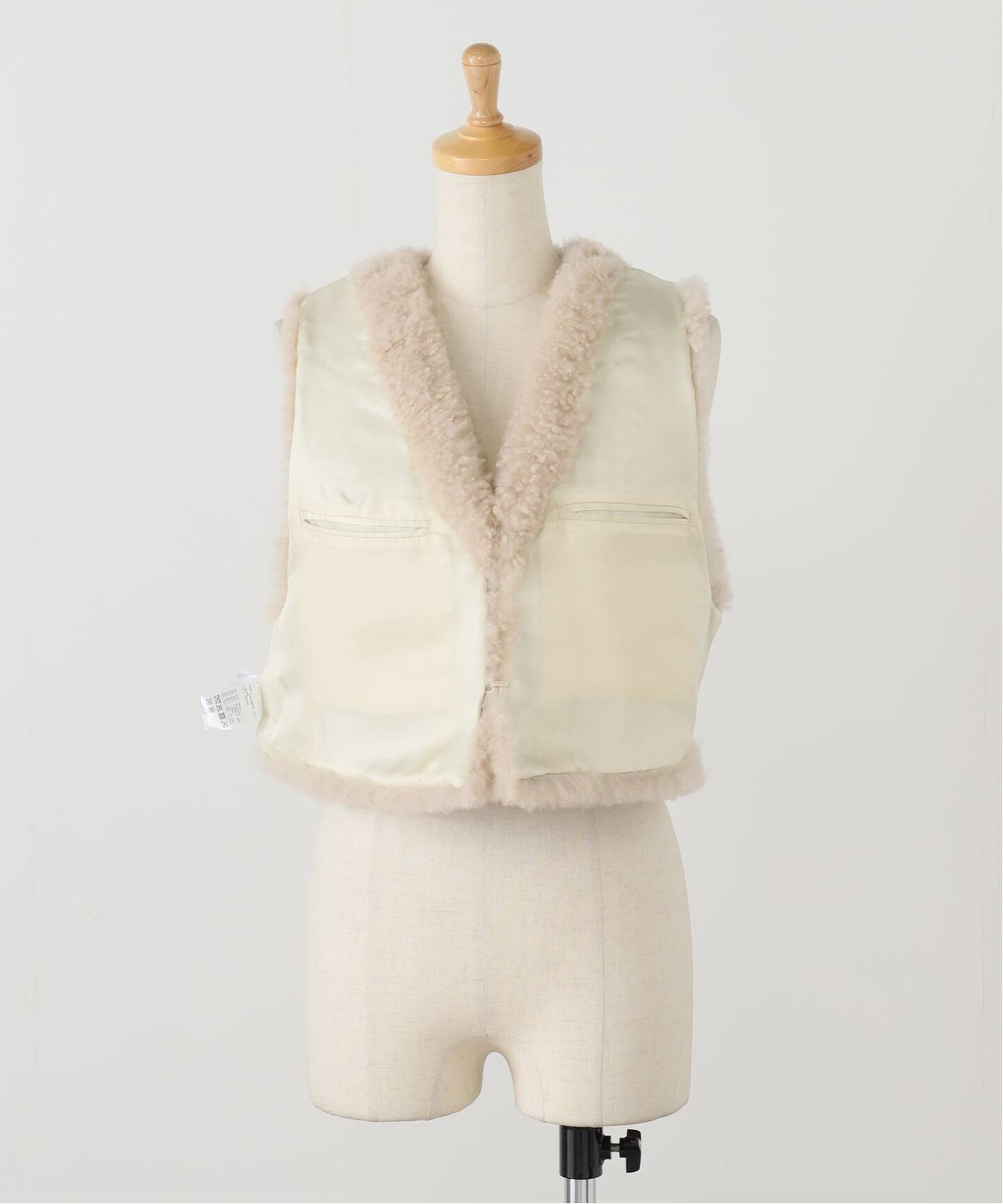 IENA LA BOUCLE カシミヤファーベスト（ベスト）｜IENA（イエナ）の