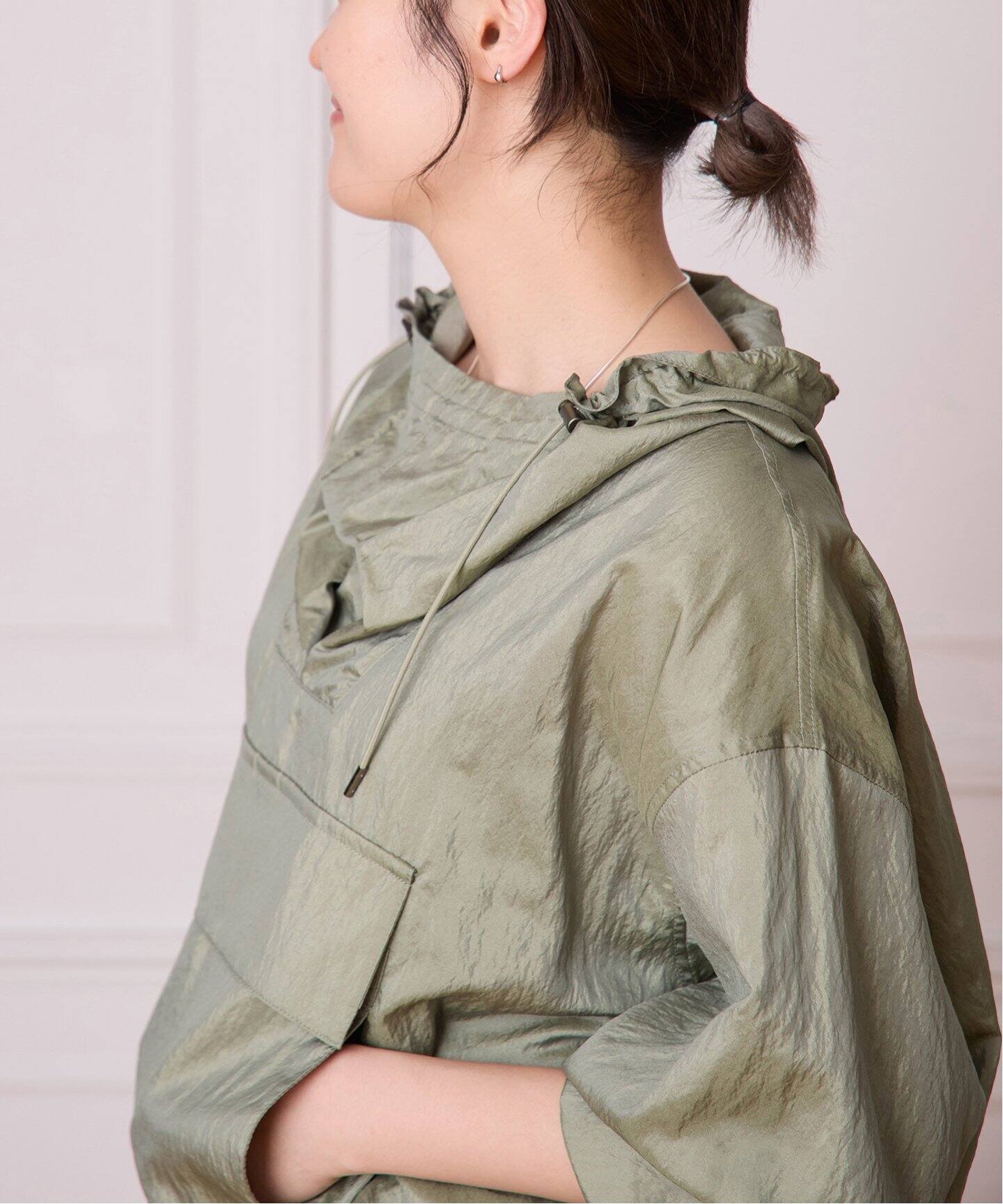 IENA LA BOUCLE ナイロンシルクライトタフタアノラック（その他