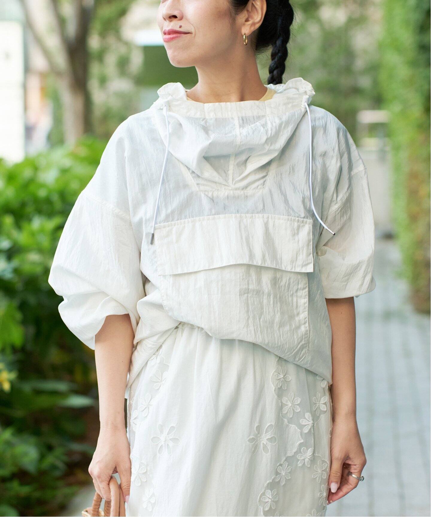 IENA LA BOUCLE ナイロンシルクライトタフタアノラック（その他 