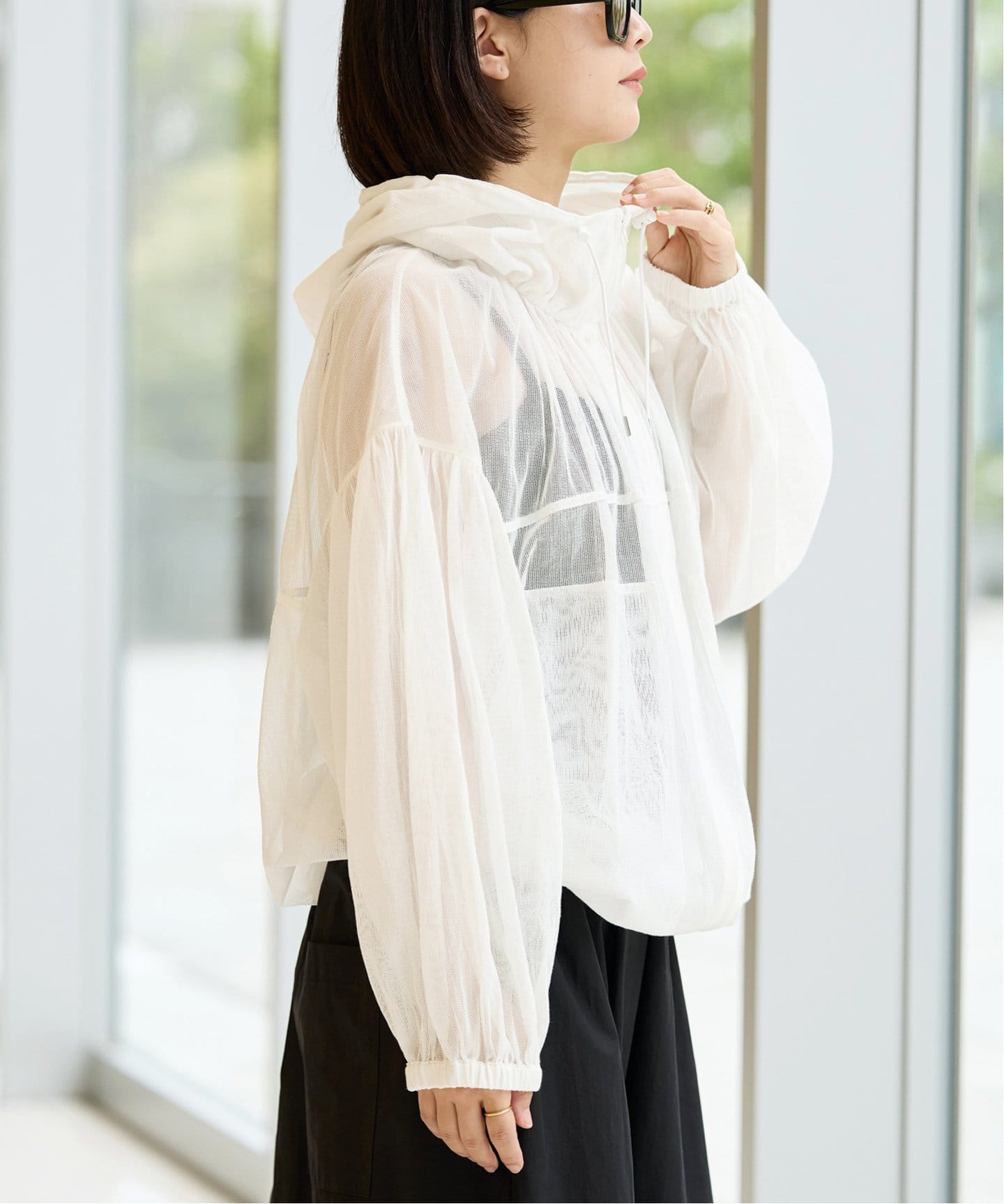 IENA LA BOUCLE - IENA LA BOUCLE パーカー IENA LA BOUCLE ソフトメッシュパーカー（その他ブルゾン