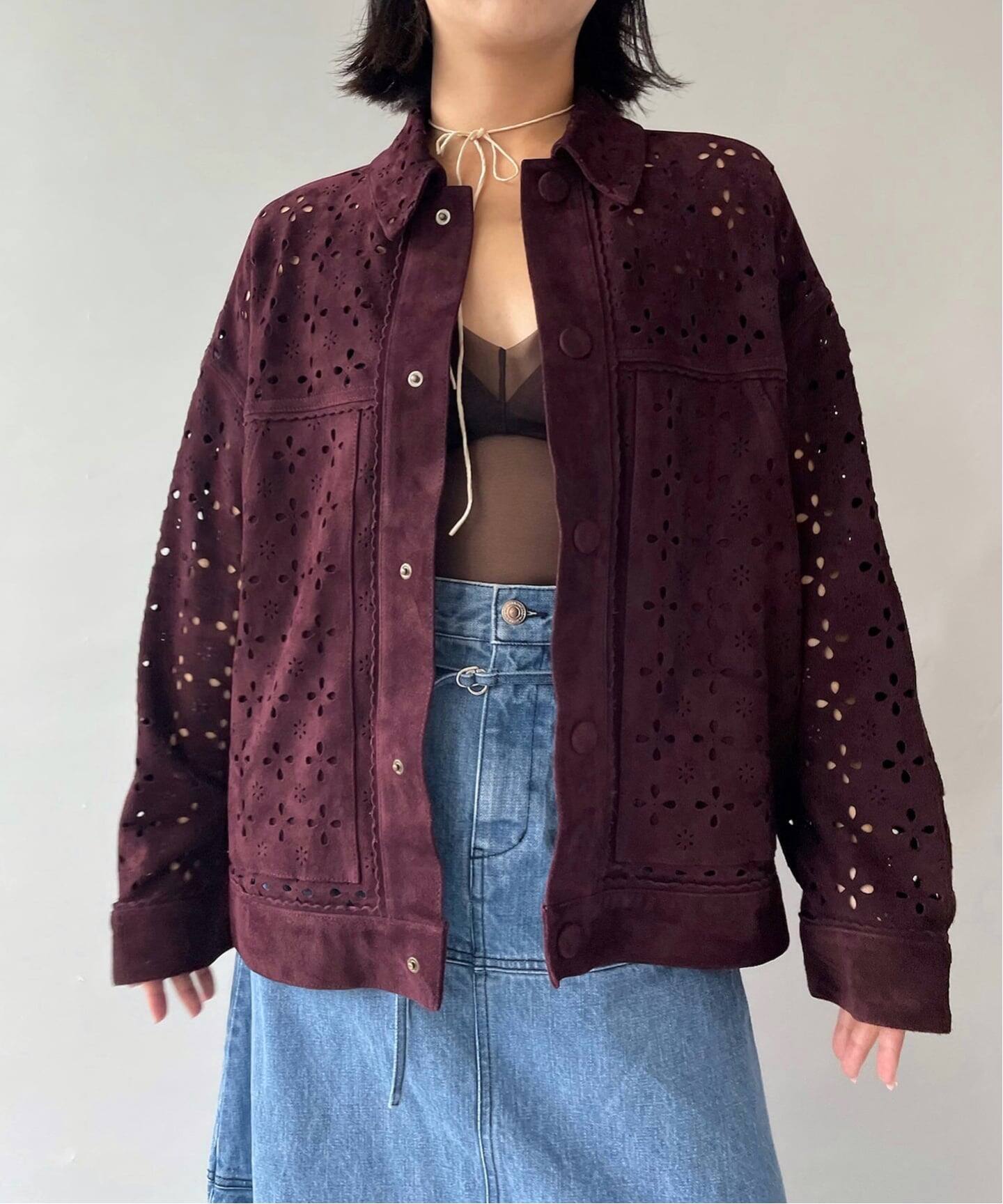 IENA LA BOUCLE Punching Suede Blouson（その他ブルゾン