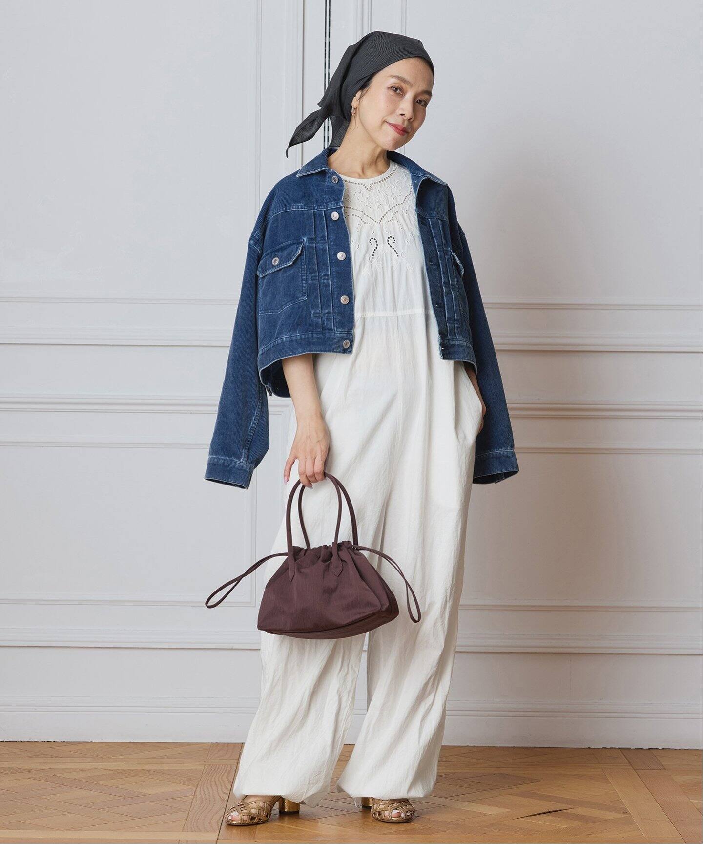 IENA LA BOUCLE インディゴコーデュロイブルゾン（その他ブルゾン