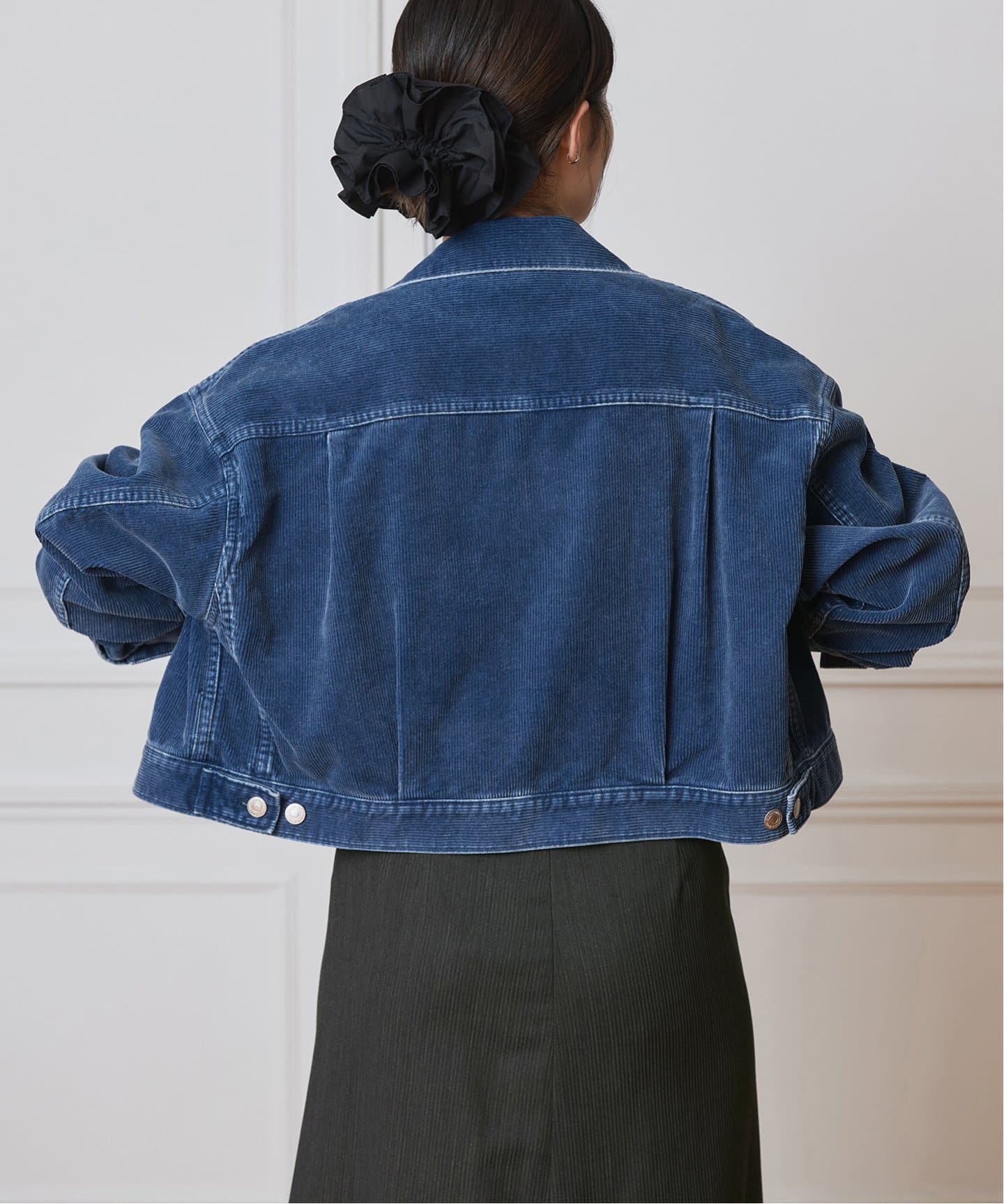 IENA LA BOUCLE インディゴコーデュロイブルゾン（その他ブルゾン