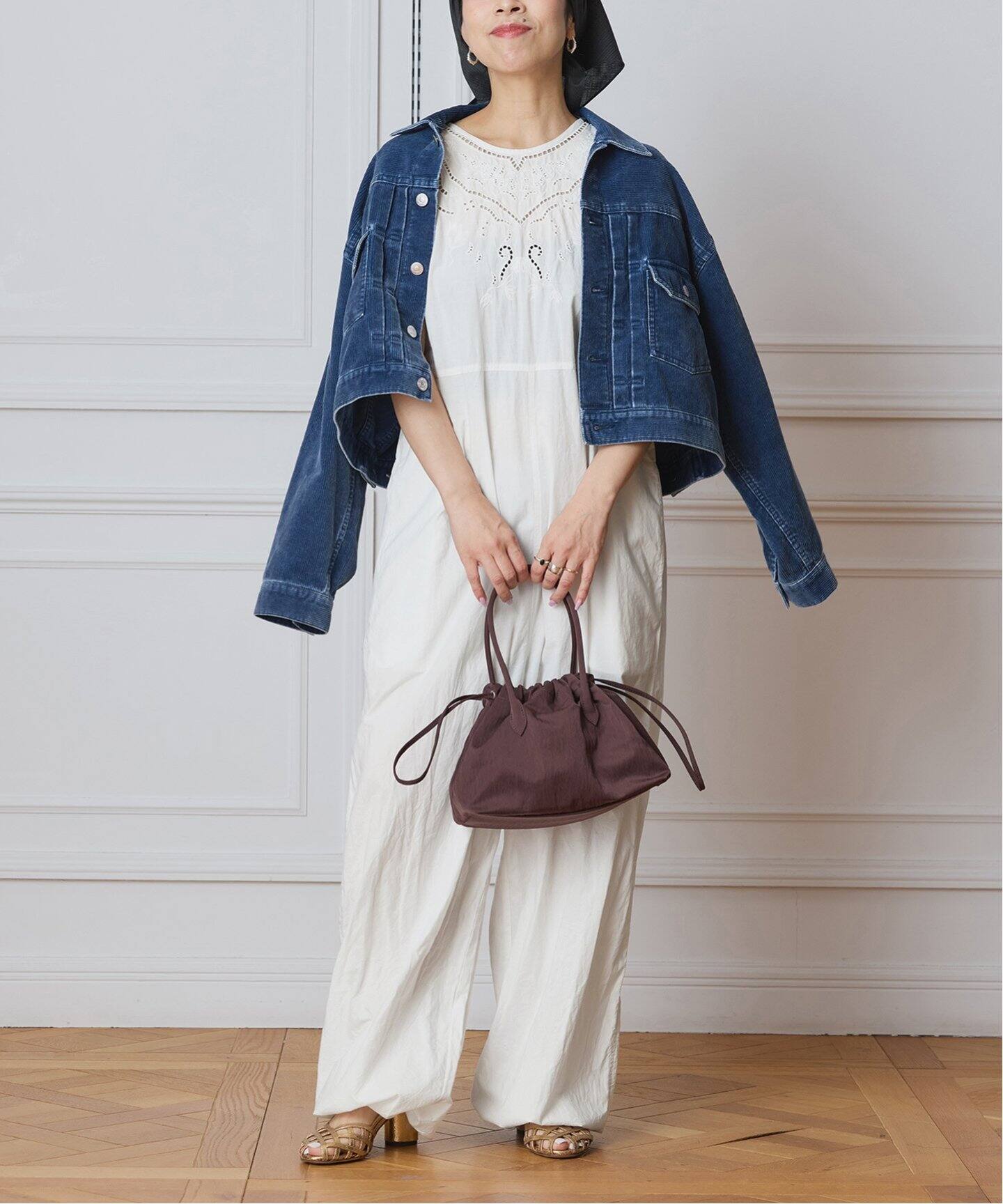 IENA LA BOUCLE インディゴコーデュロイブルゾン（その他ブルゾン