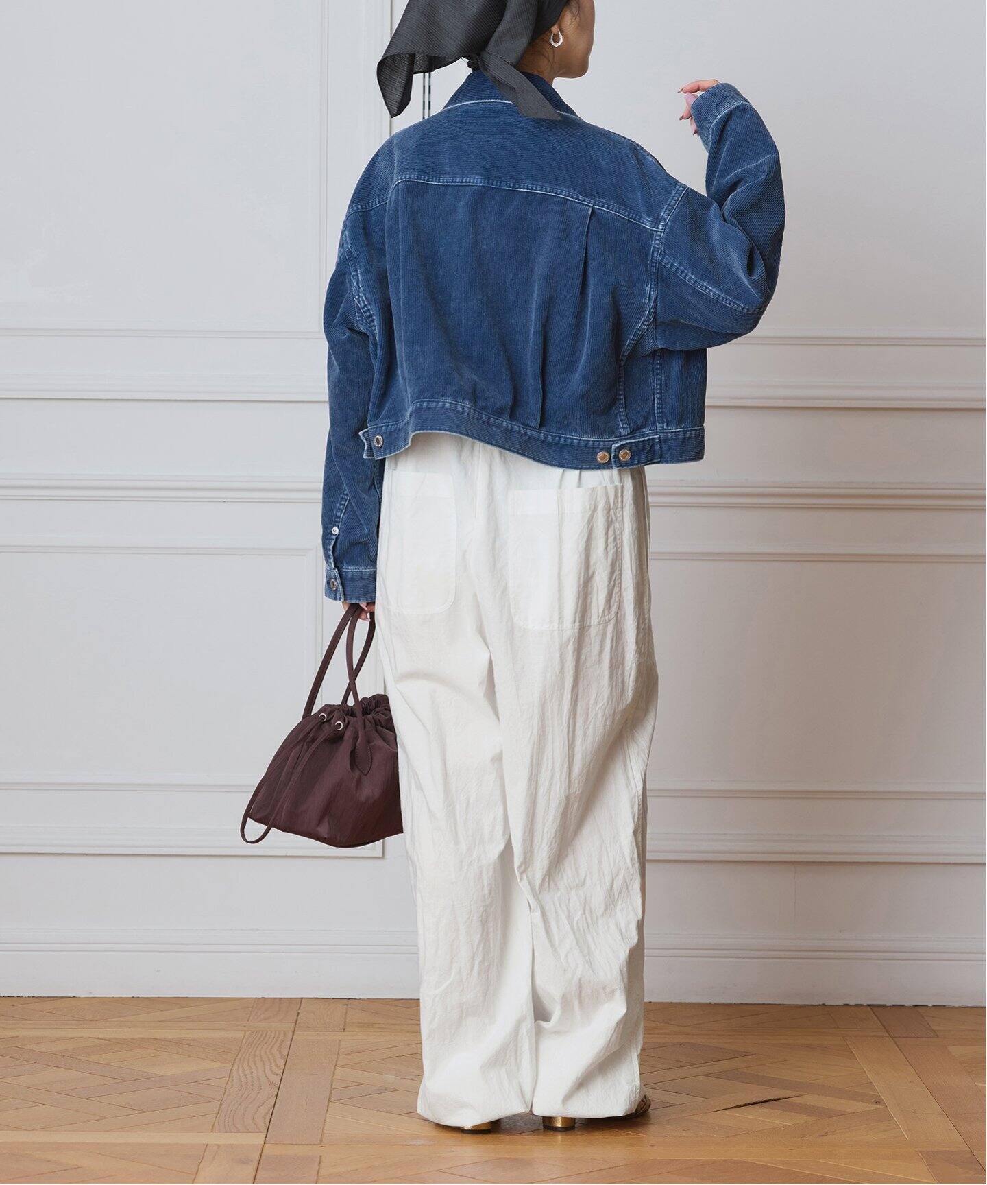 IENA LA BOUCLE インディゴコーデュロイブルゾン（その他ブルゾン