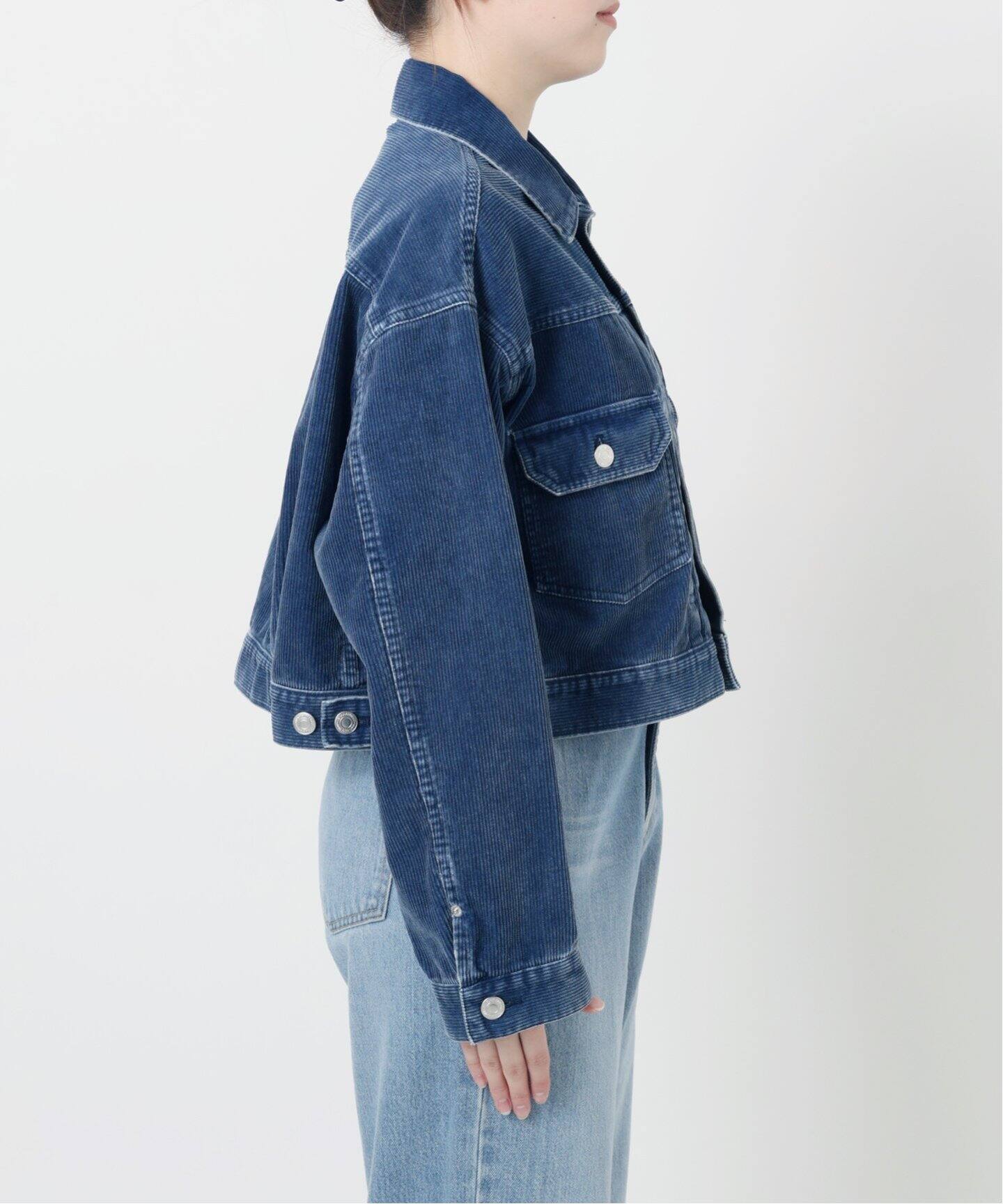 IENA LA BOUCLE インディゴコーデュロイブルゾン（その他ブルゾン