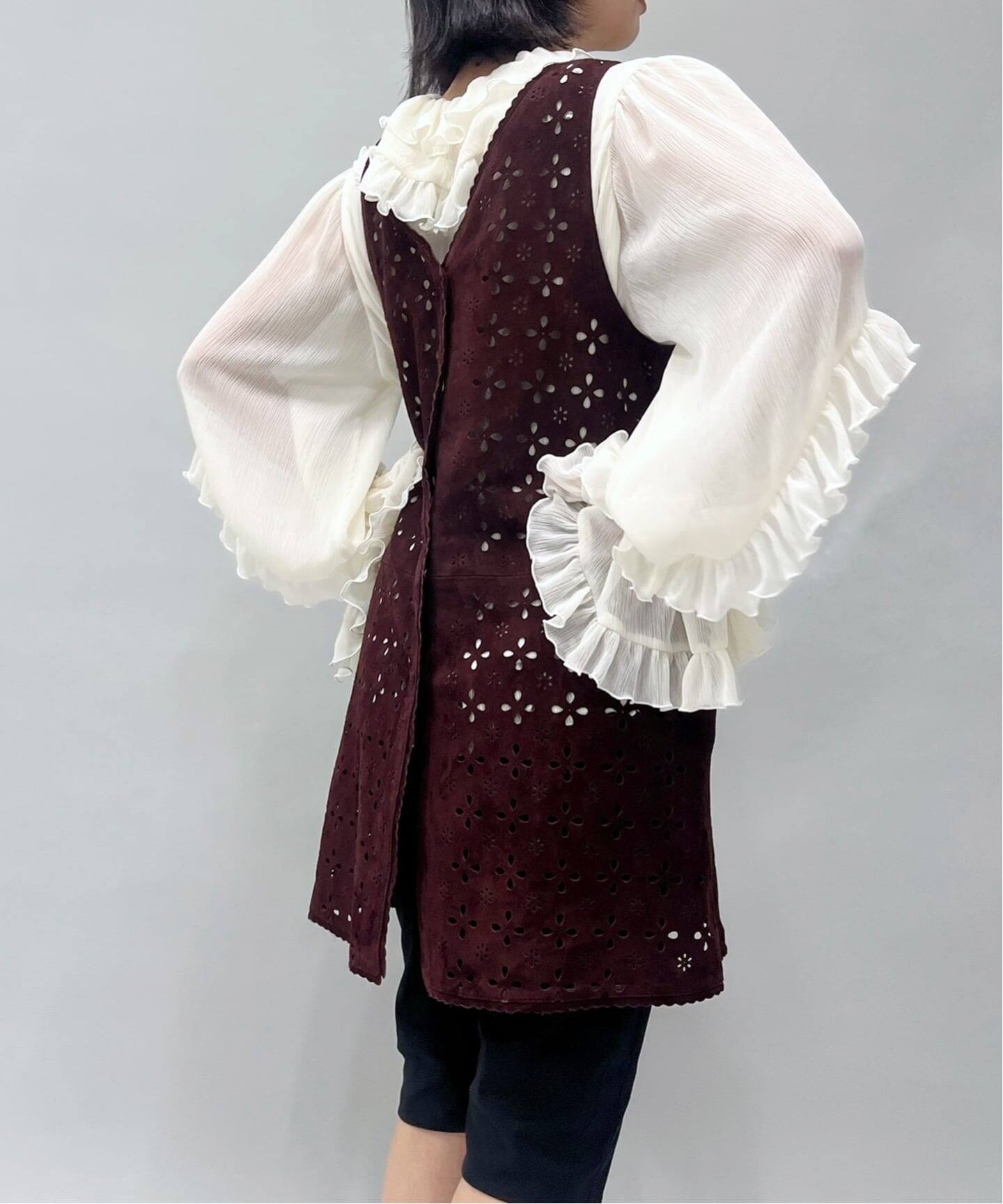 IENA LA BOUCLE Punching Suede 2WAY Vest（ベスト）｜IENA