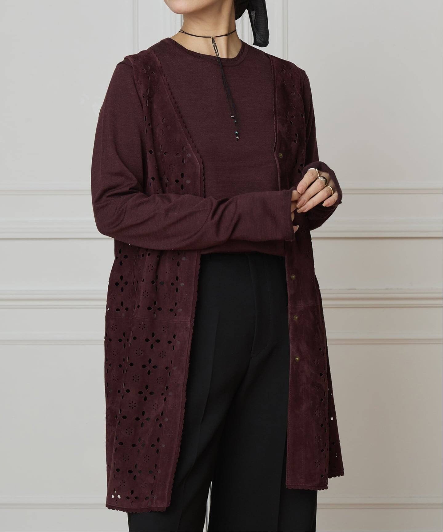 IENA LA BOUCLE Punching Suede 2WAY Vest（ベスト）｜IENA（イエナ