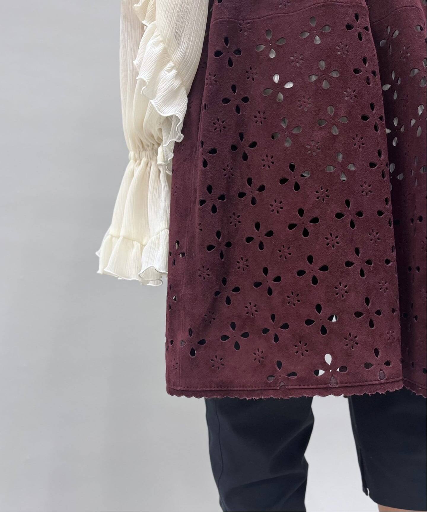 IENA LA BOUCLE Punching Suede 2WAY Vest（ベスト）｜IENA（イエナ