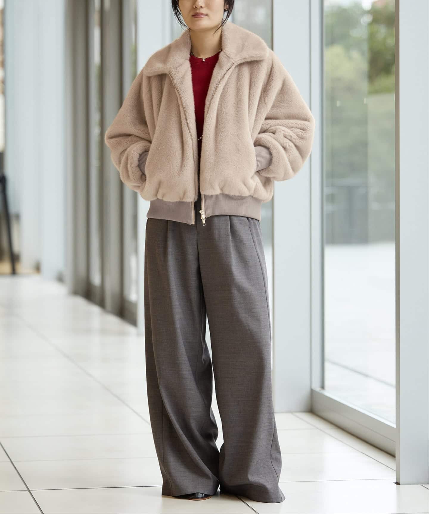 IENA LA BOUCLE ecoファーブルゾン（その他ブルゾン／アウター）｜IENA